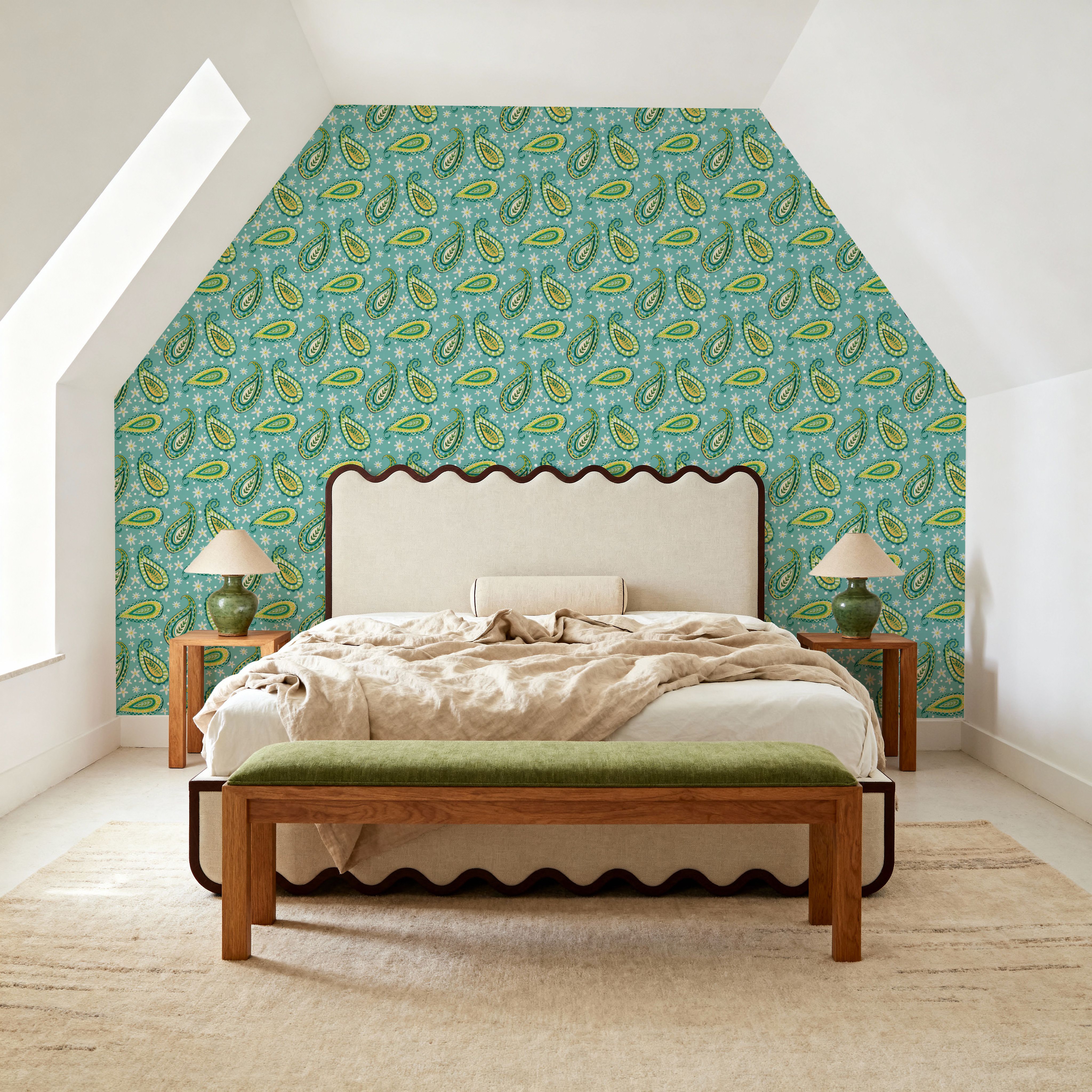 Mellow Paisley Blue