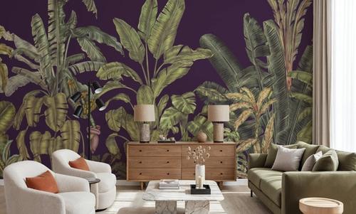 Madagascar Foliage, Plum