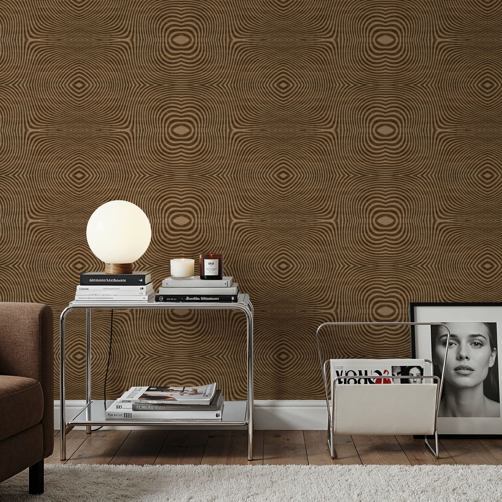 Bouncing Wood Small, Wallpaper