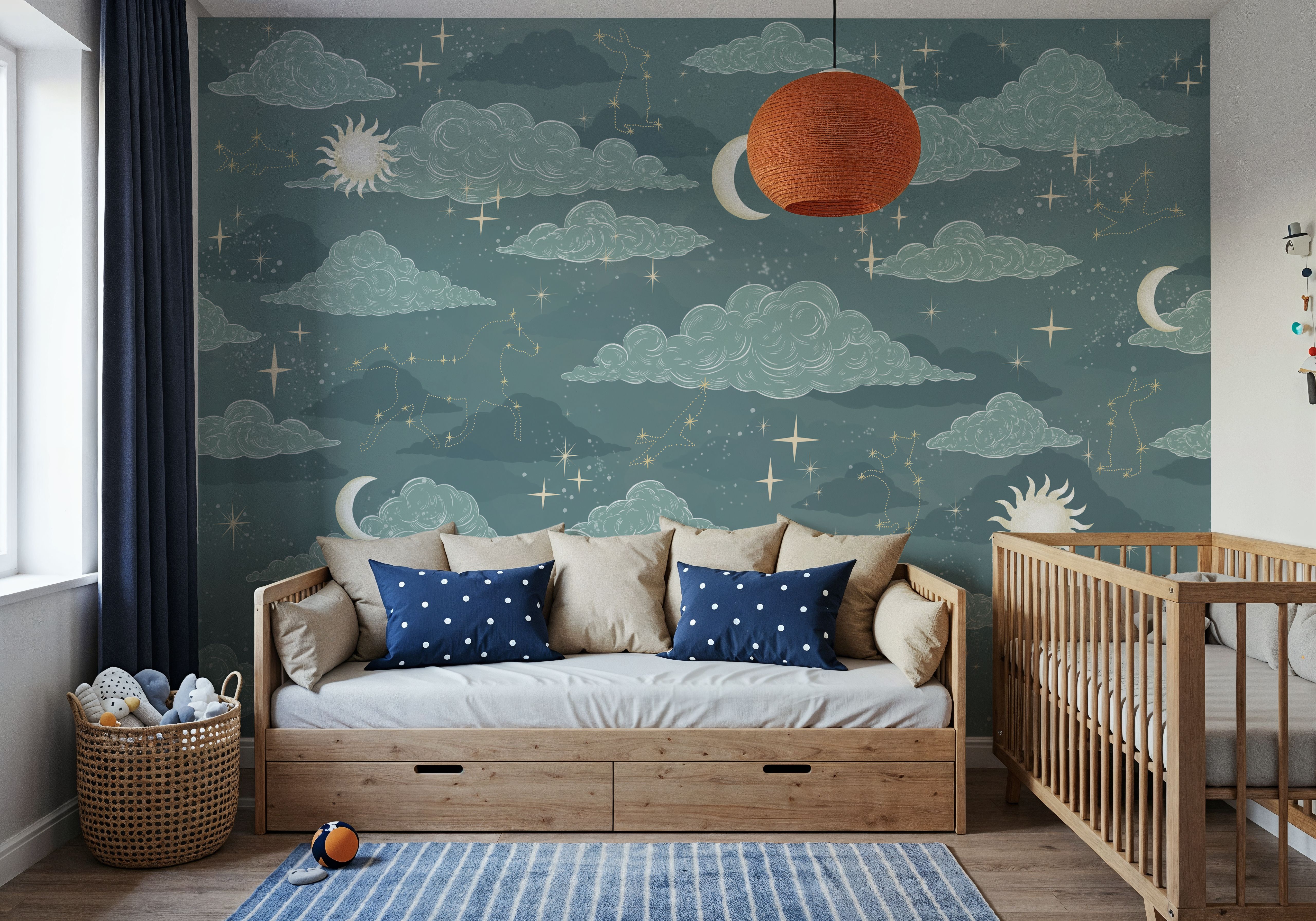 Moonlit Constellations, Steel Teal