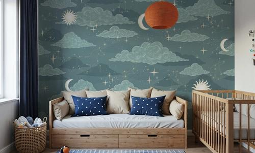 Moonlit Constellations, Steel Teal