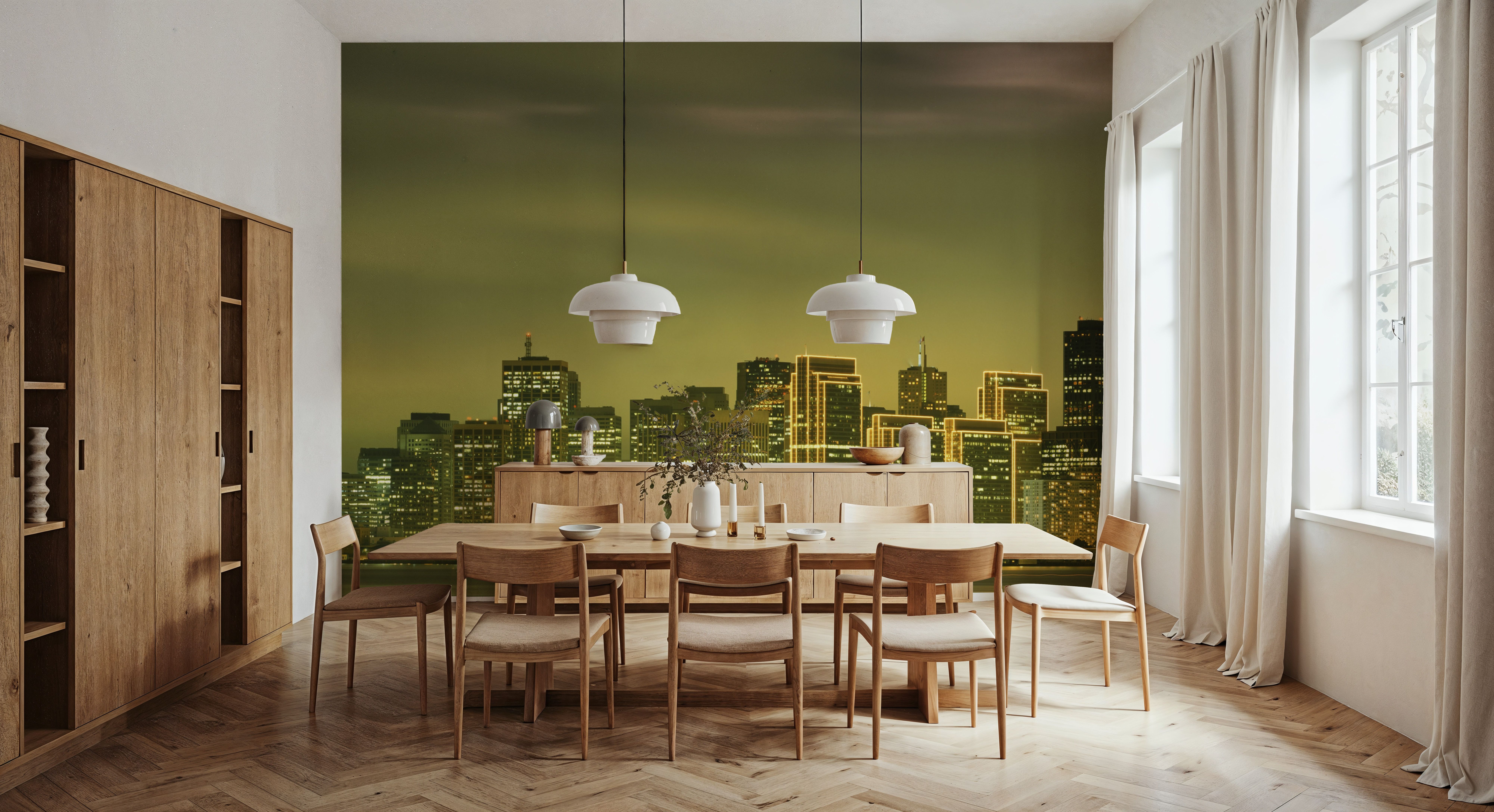 Luminous Pyramid Skyline