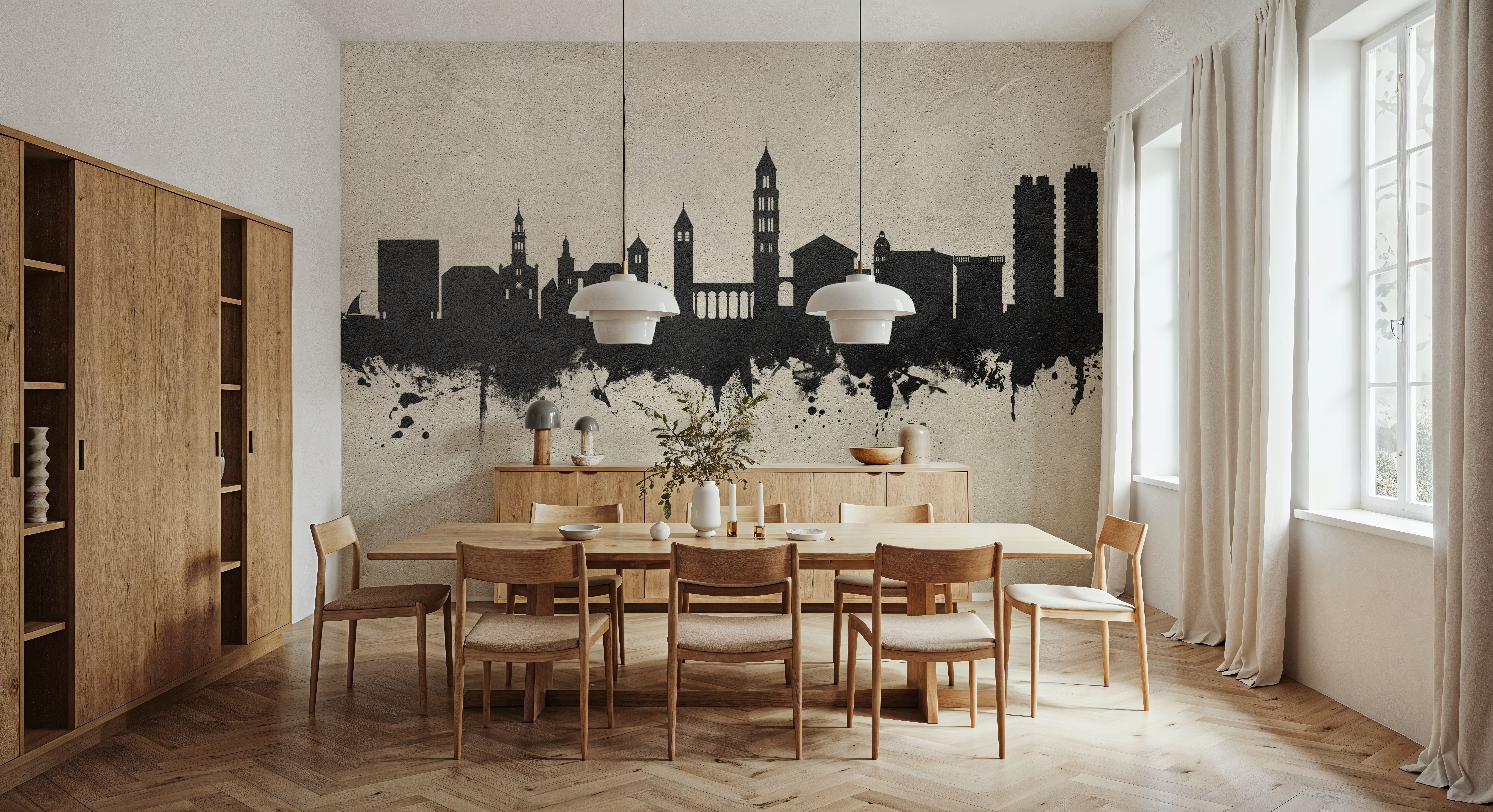 Split Croatia Skyline Concrete, Wallpaper