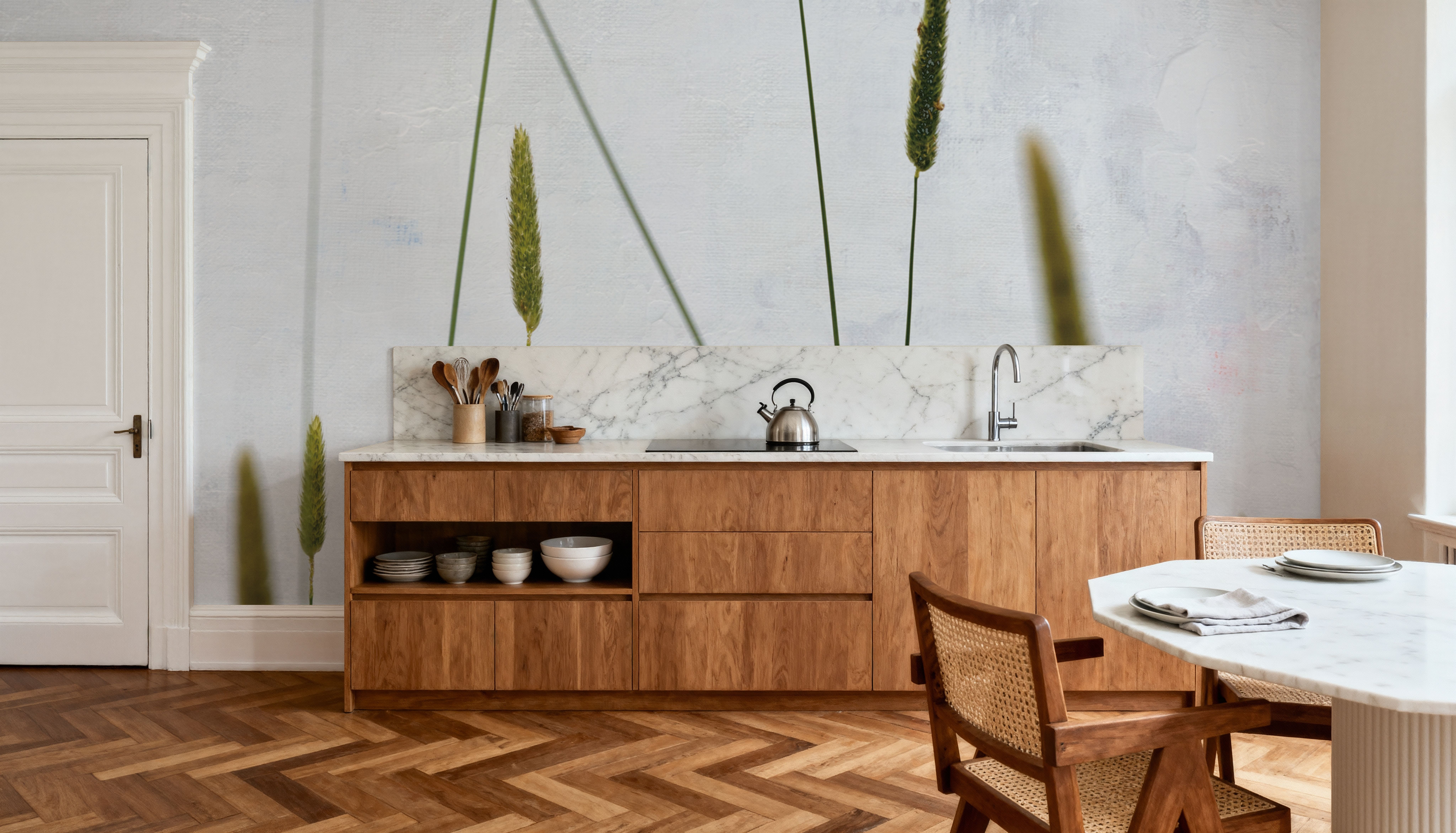 Timothy Grass, Behang