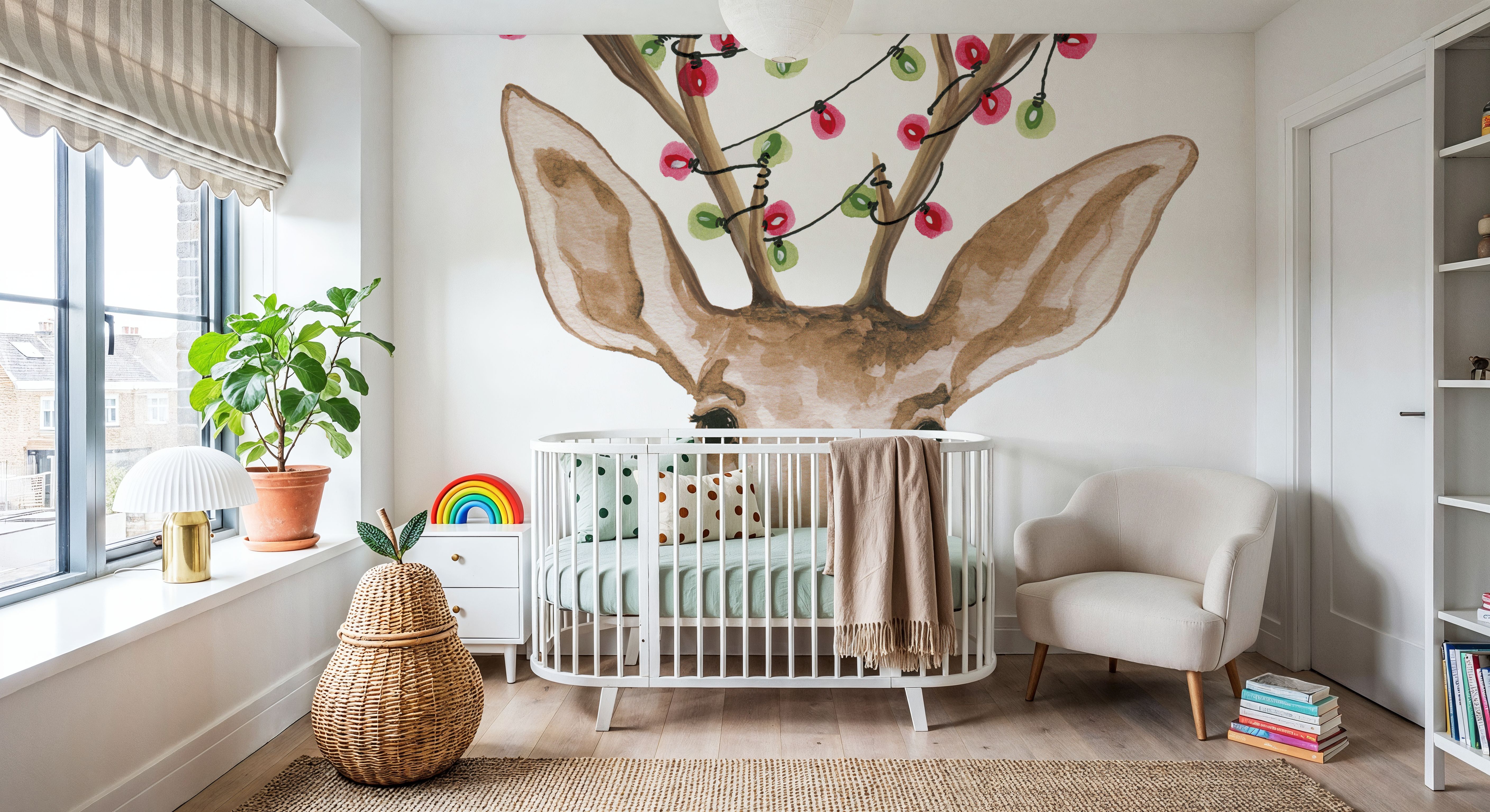 Light Tangled Reindeer