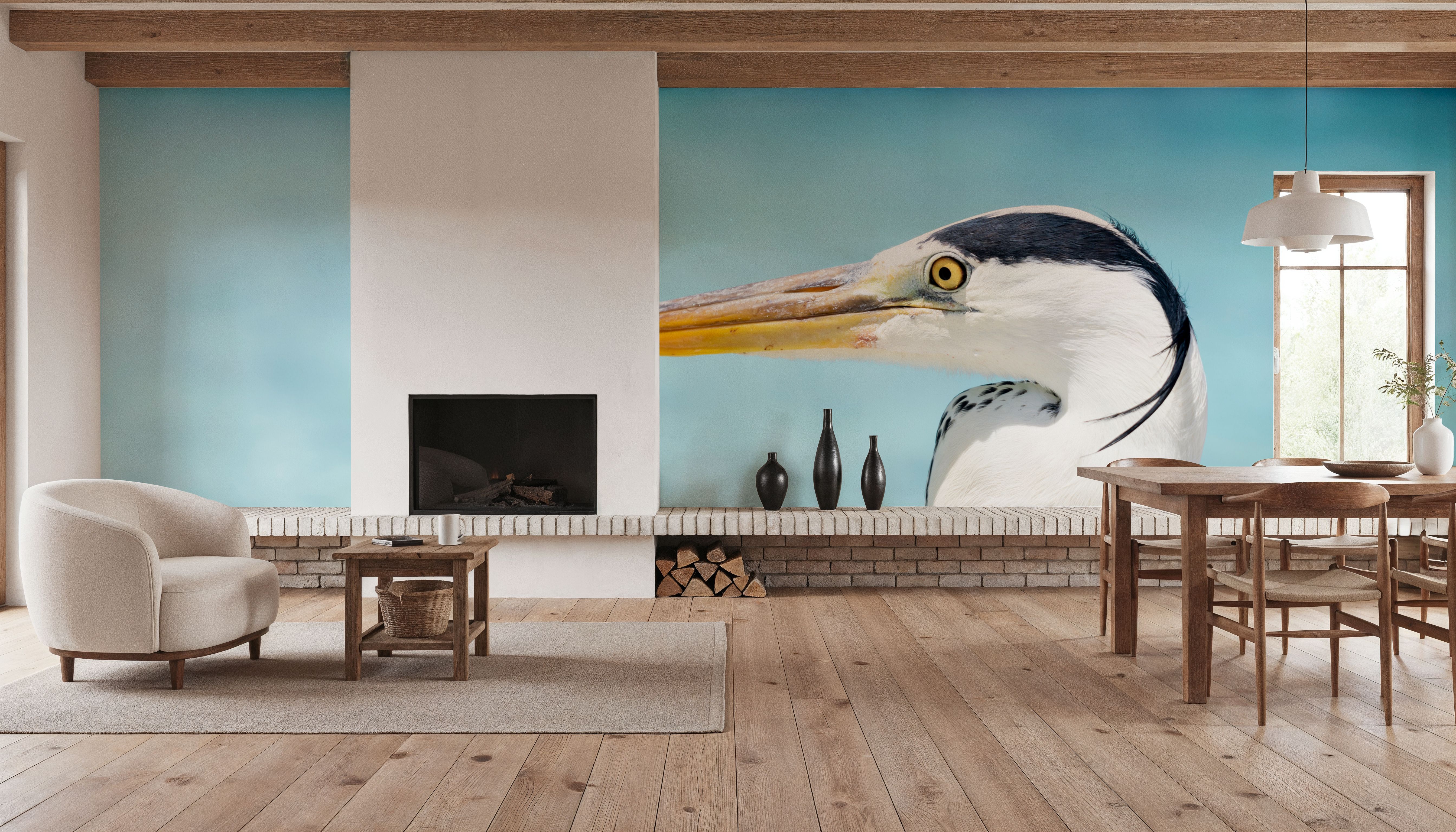 Grey Heron, Wallpaper