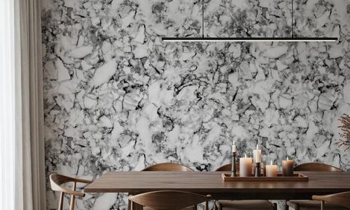 Statement Marble, Black & White