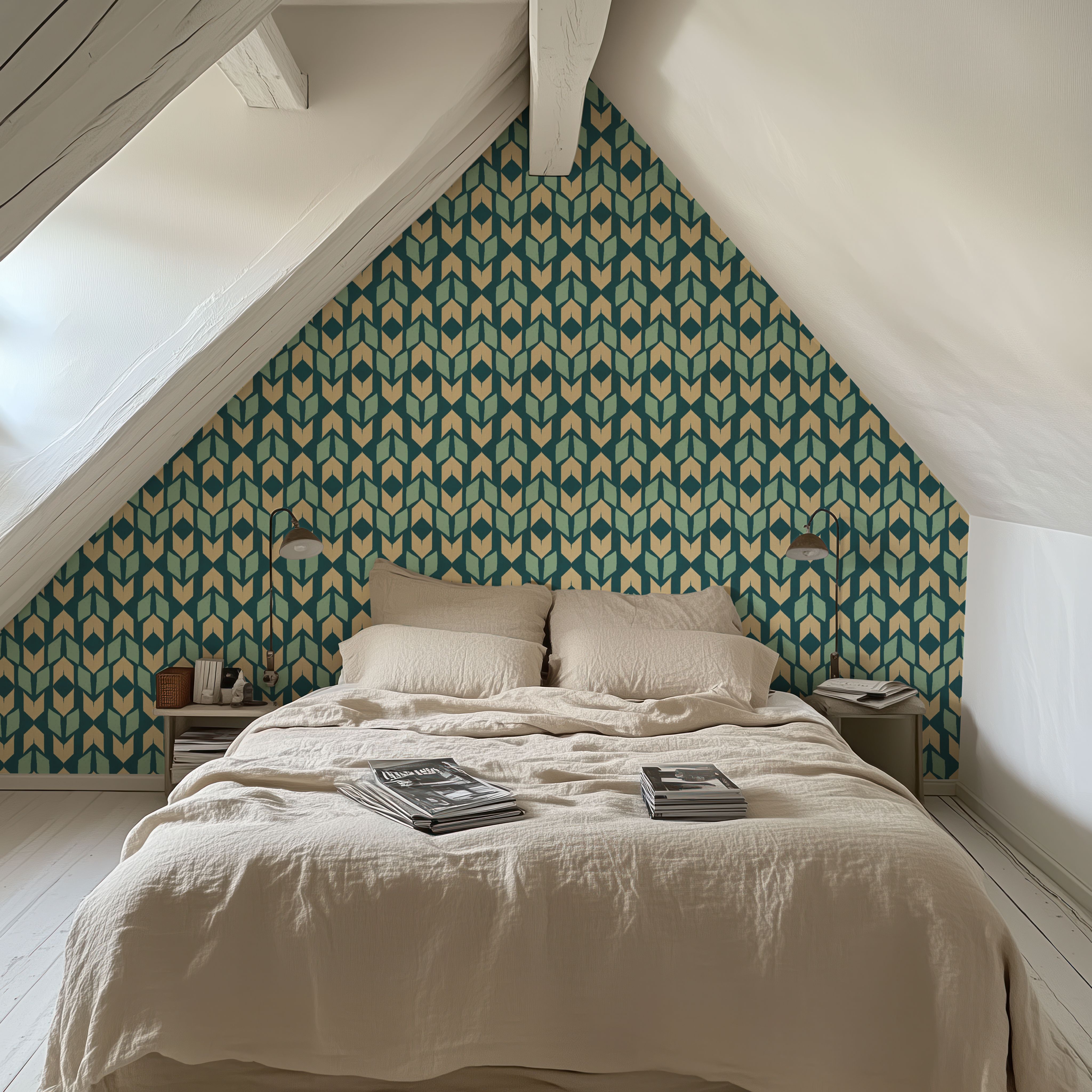 Outdoor Arrows Yellow on Green