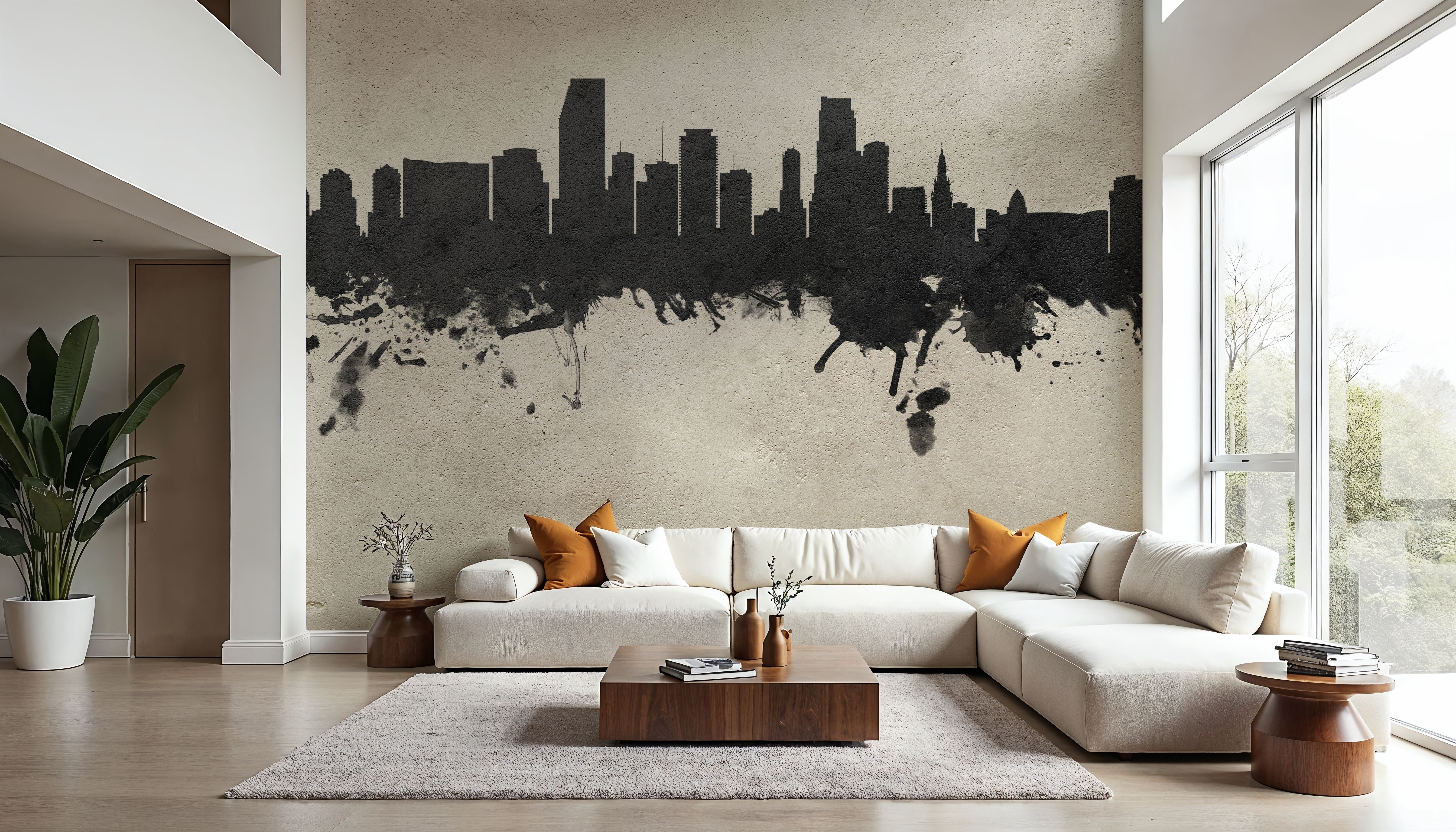 Miami Florida Skyline Concrete