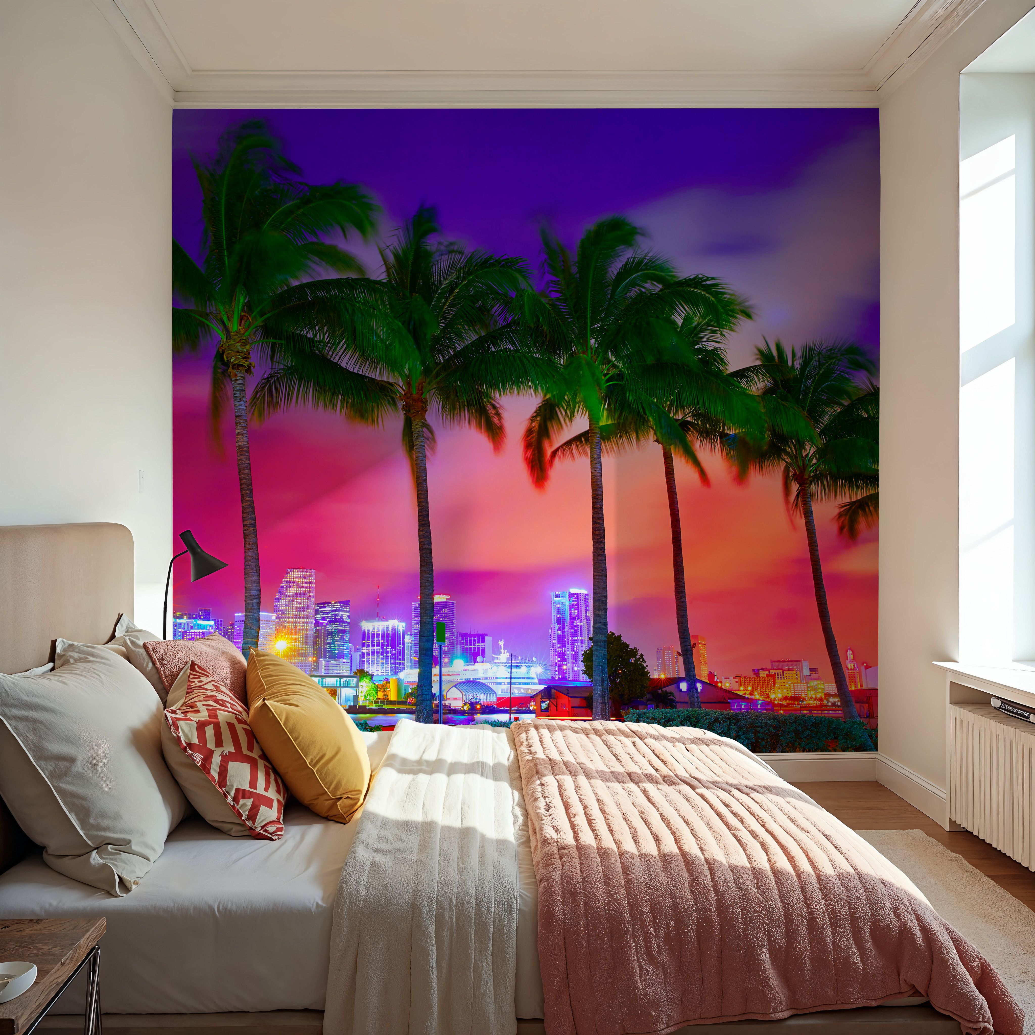 Miami Palm Sunset