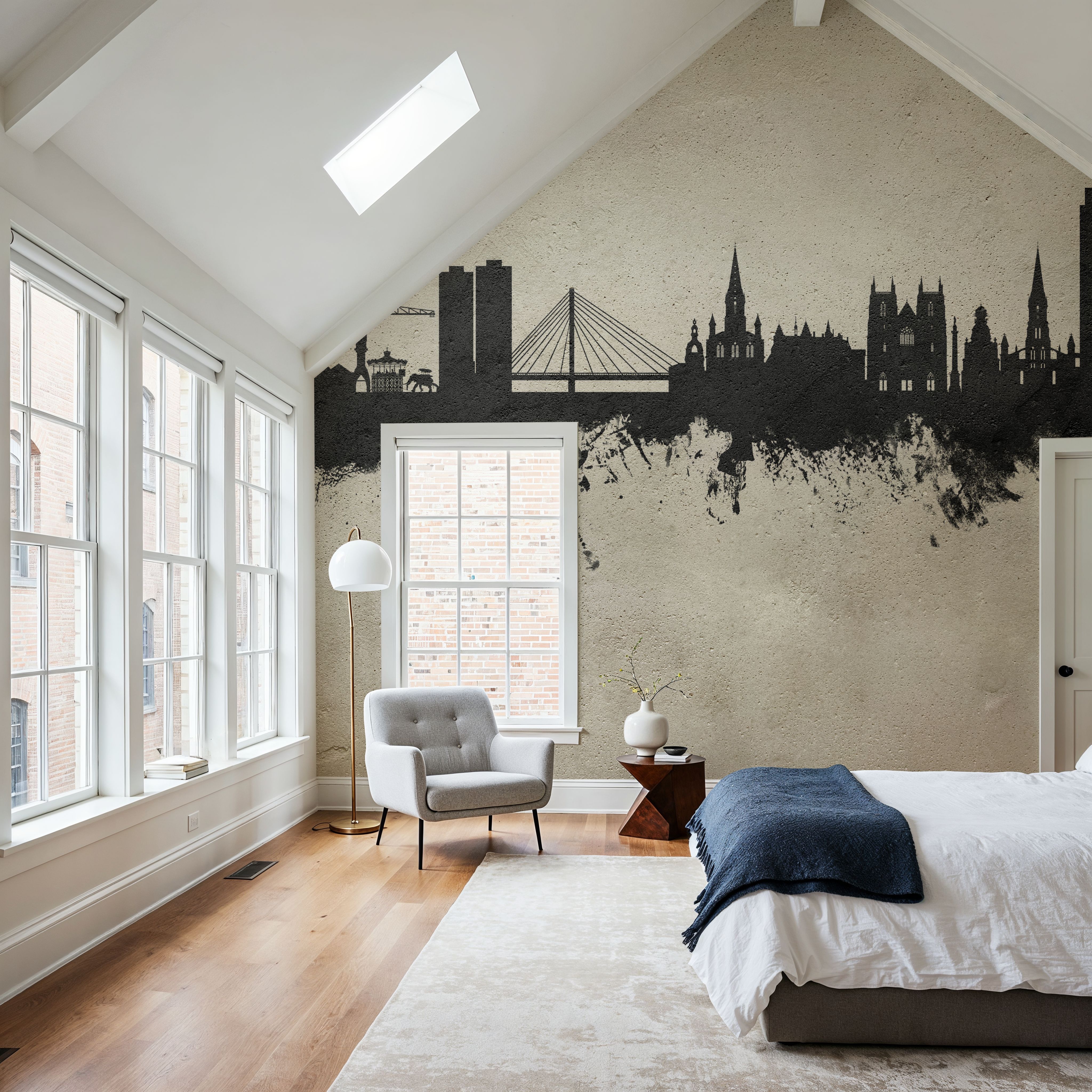 Nantes France Skyline Concrete