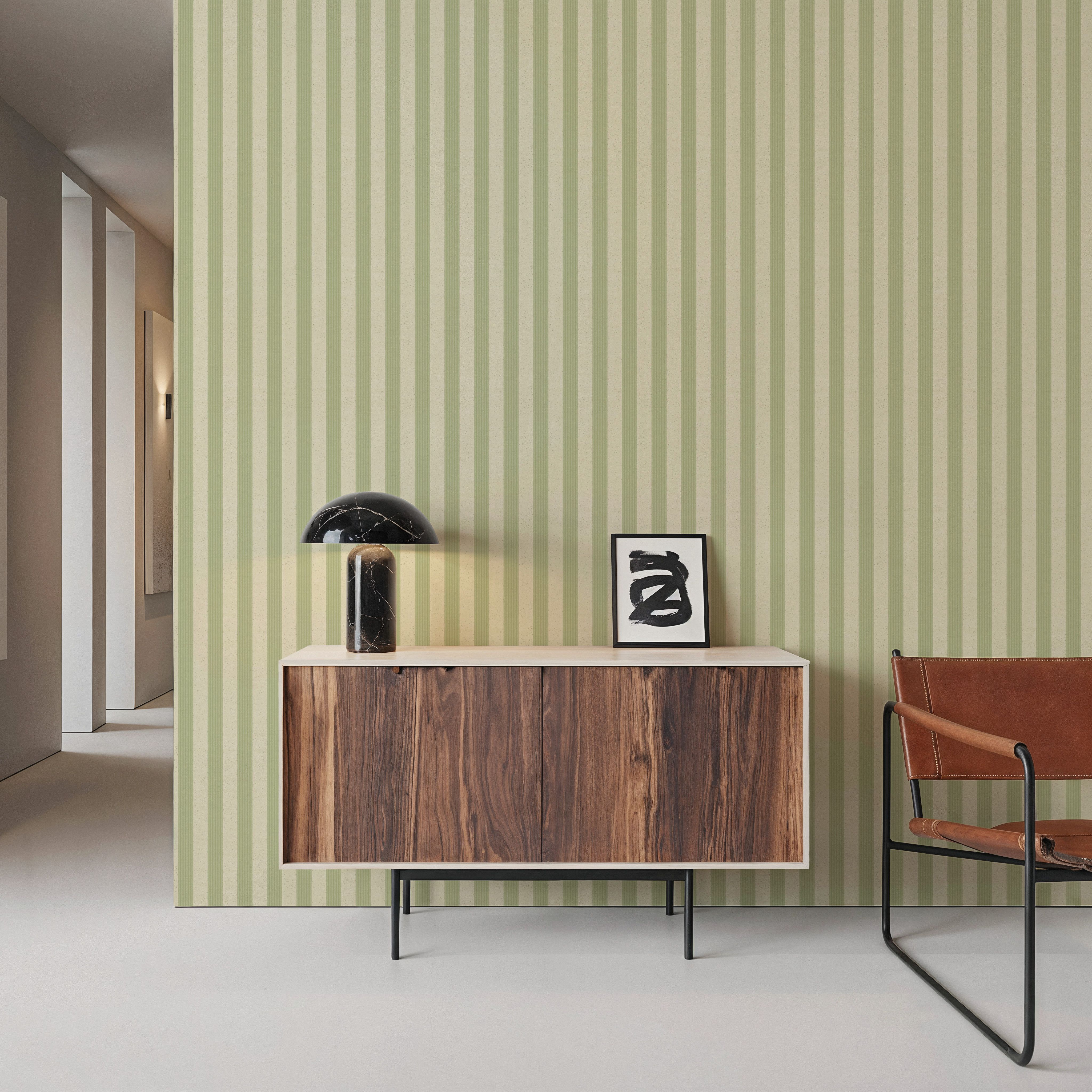 Ticking Awning Stripes, Sage