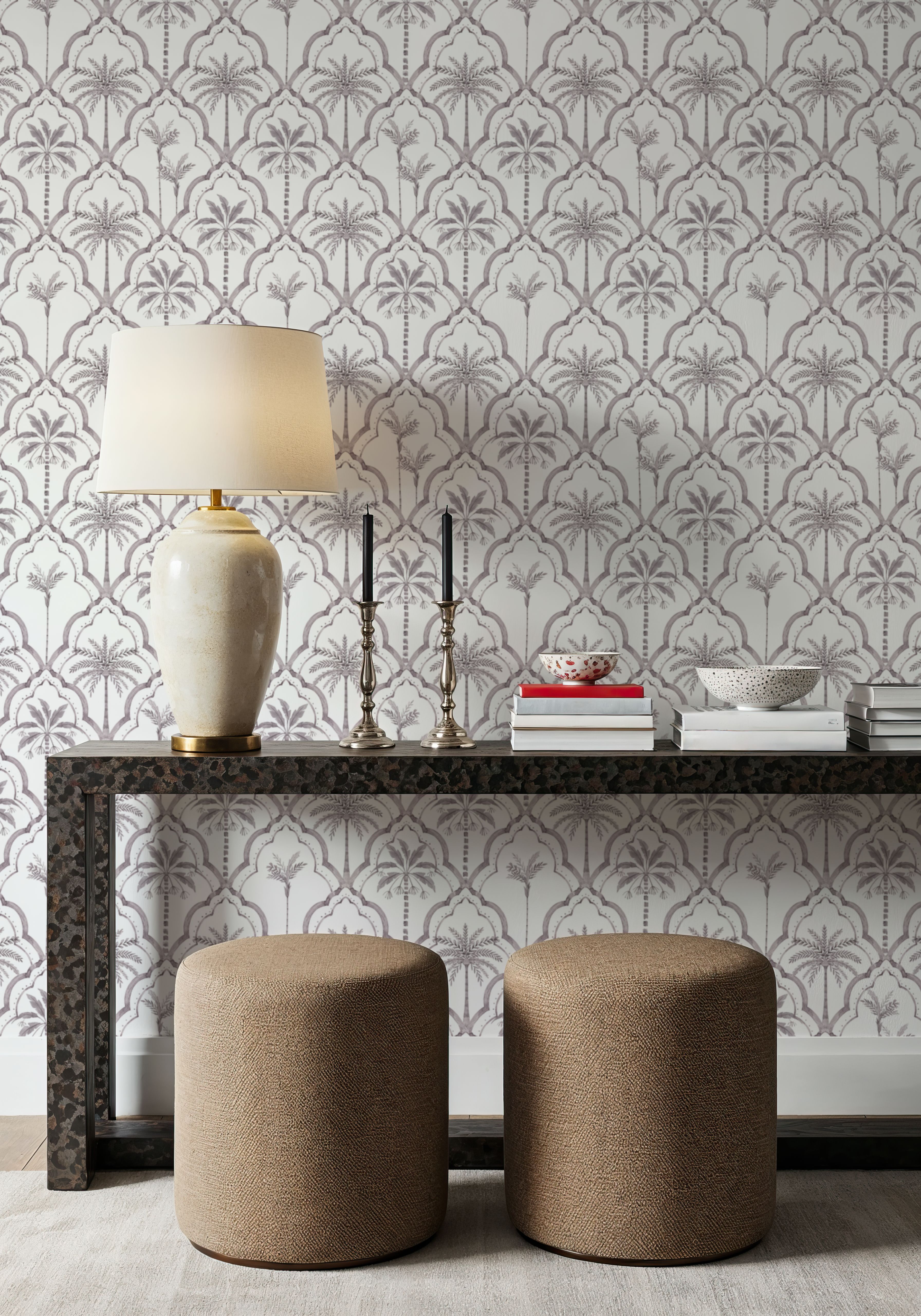 The Palm Lattice, Lavender Gray