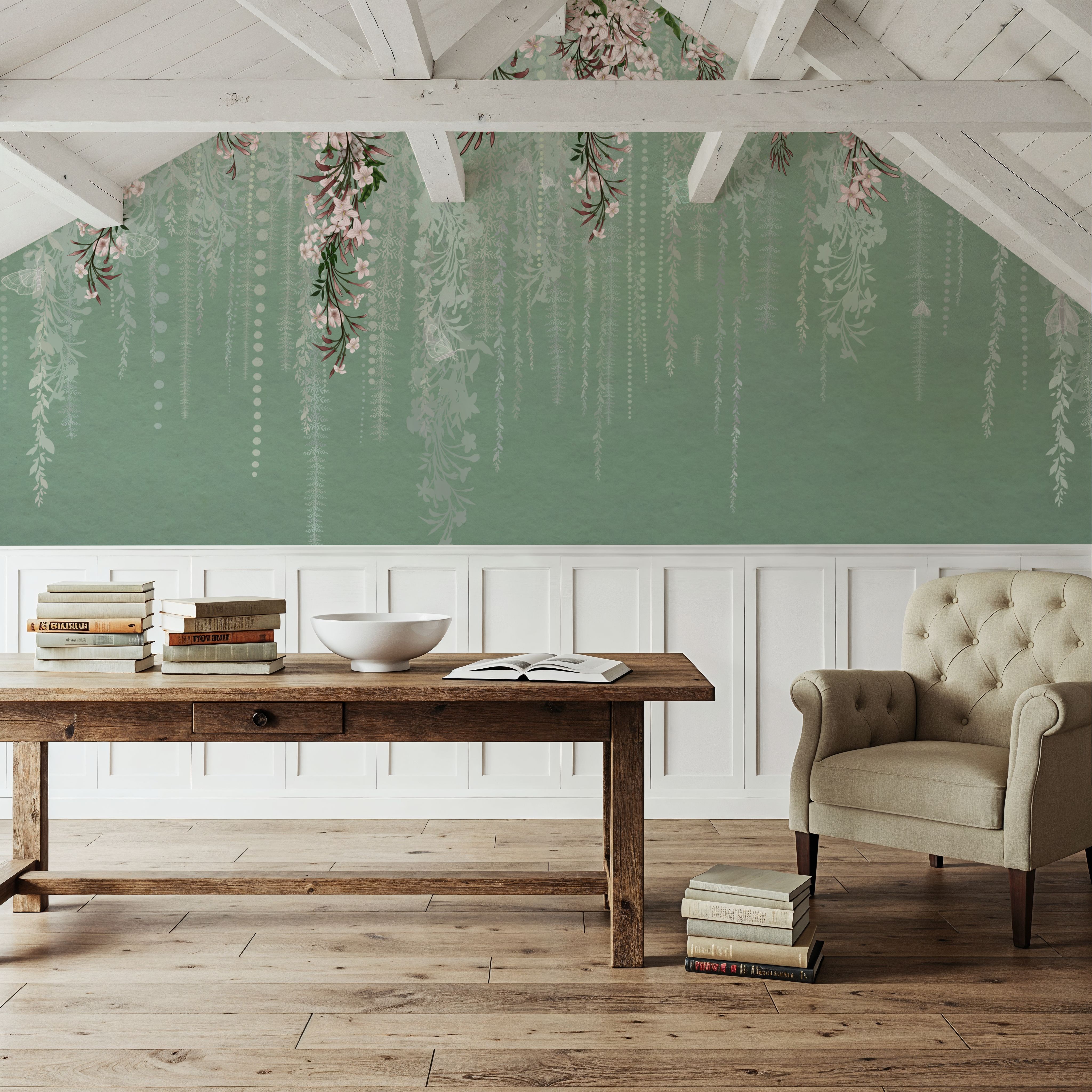 Jasmine Bower Mint Green