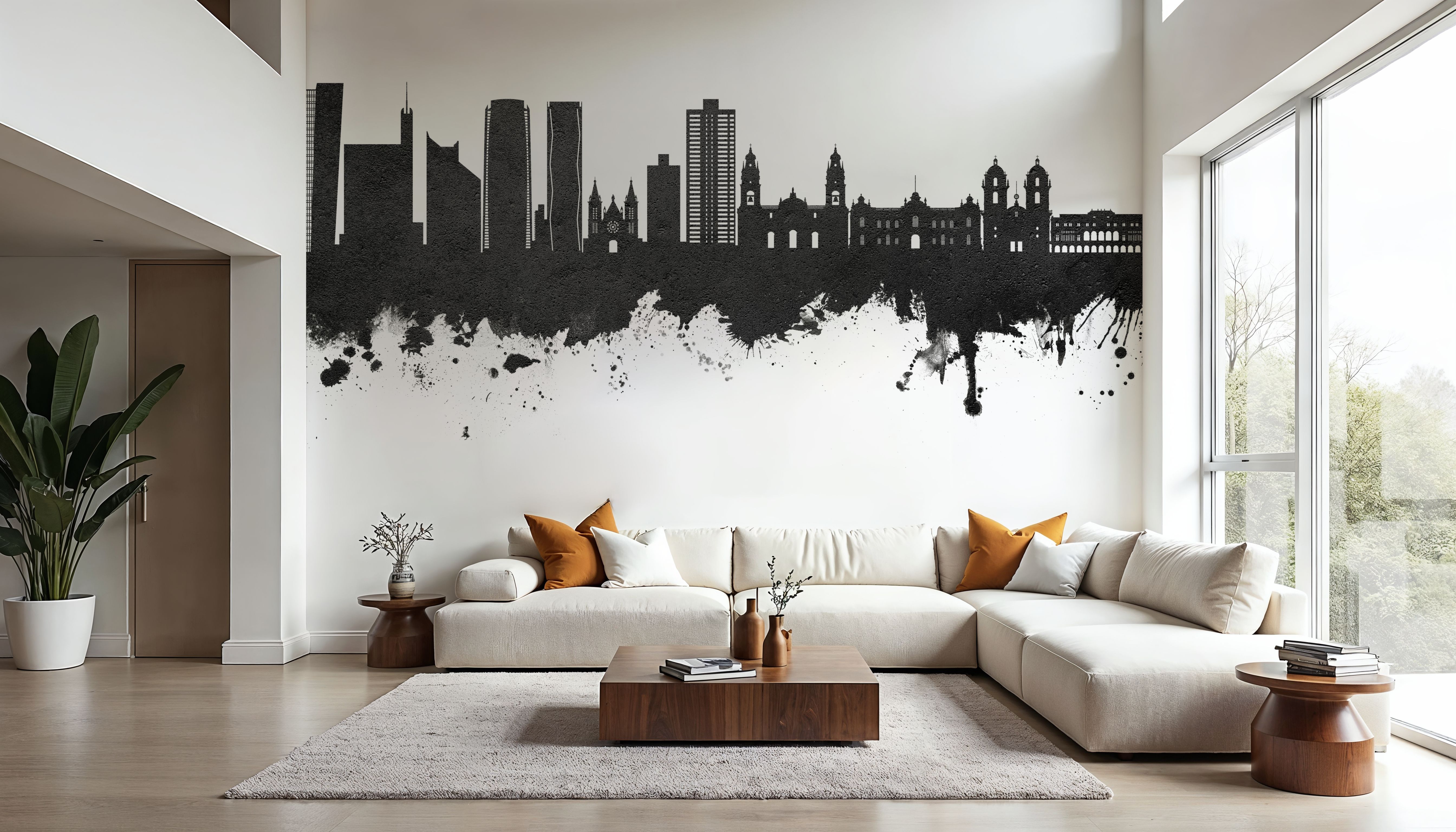 Lima Peru Skyline Black & White