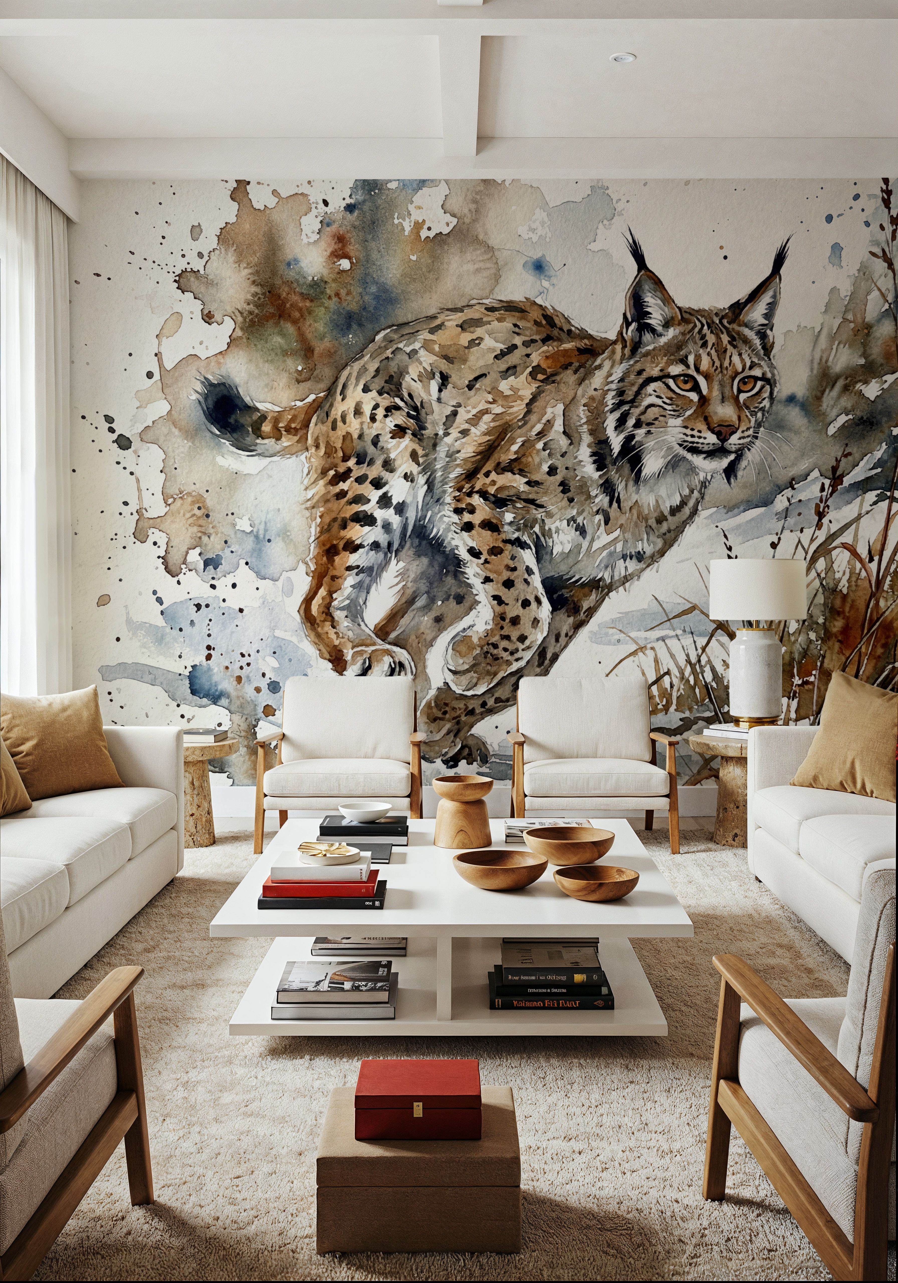 Lynx - Watercolor Predators Series