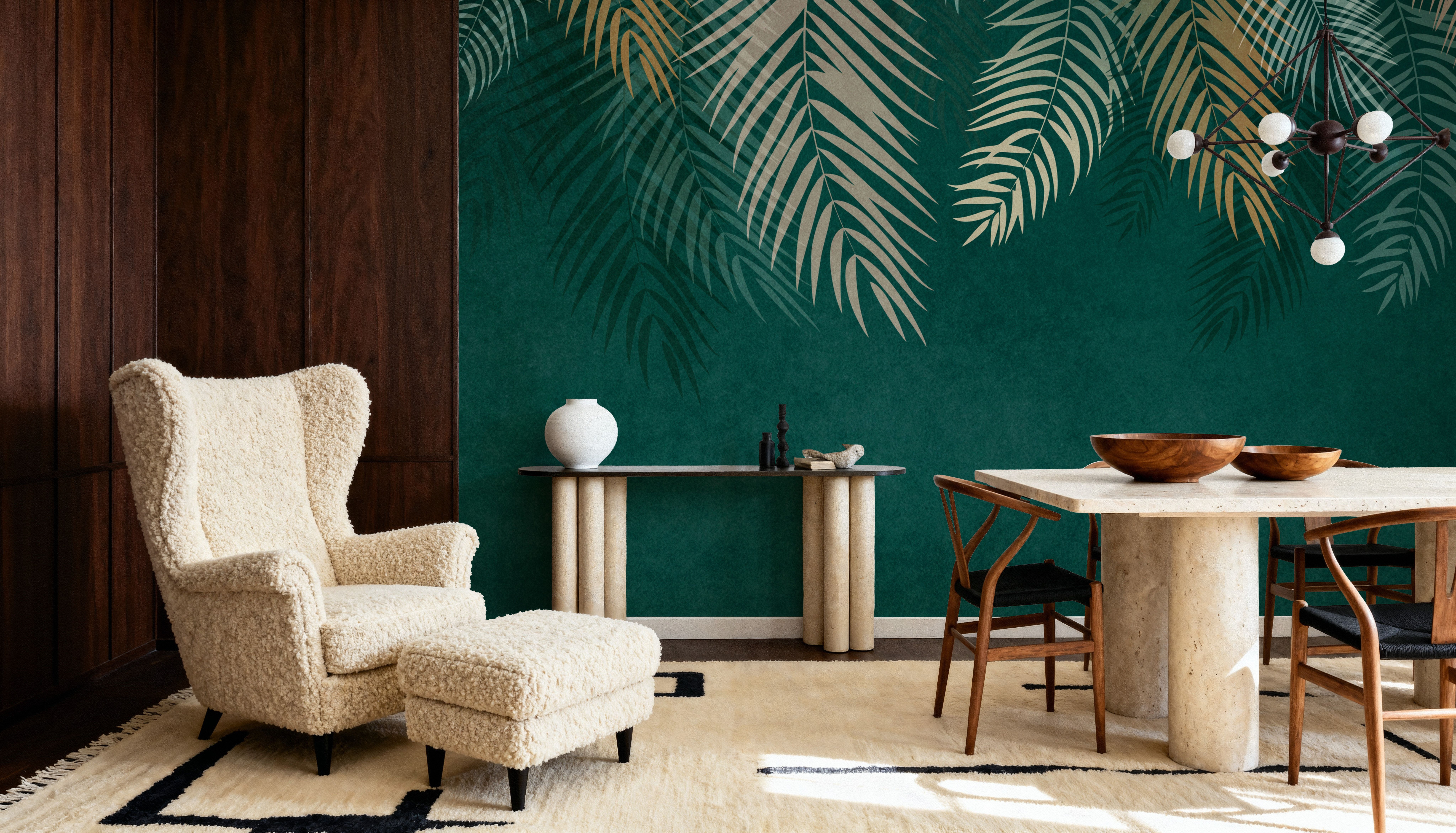 Evergreen Celebration , Behang