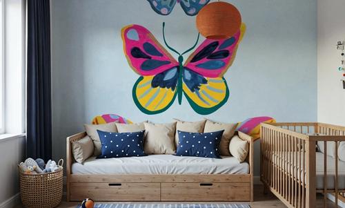 Fluttering I Blue