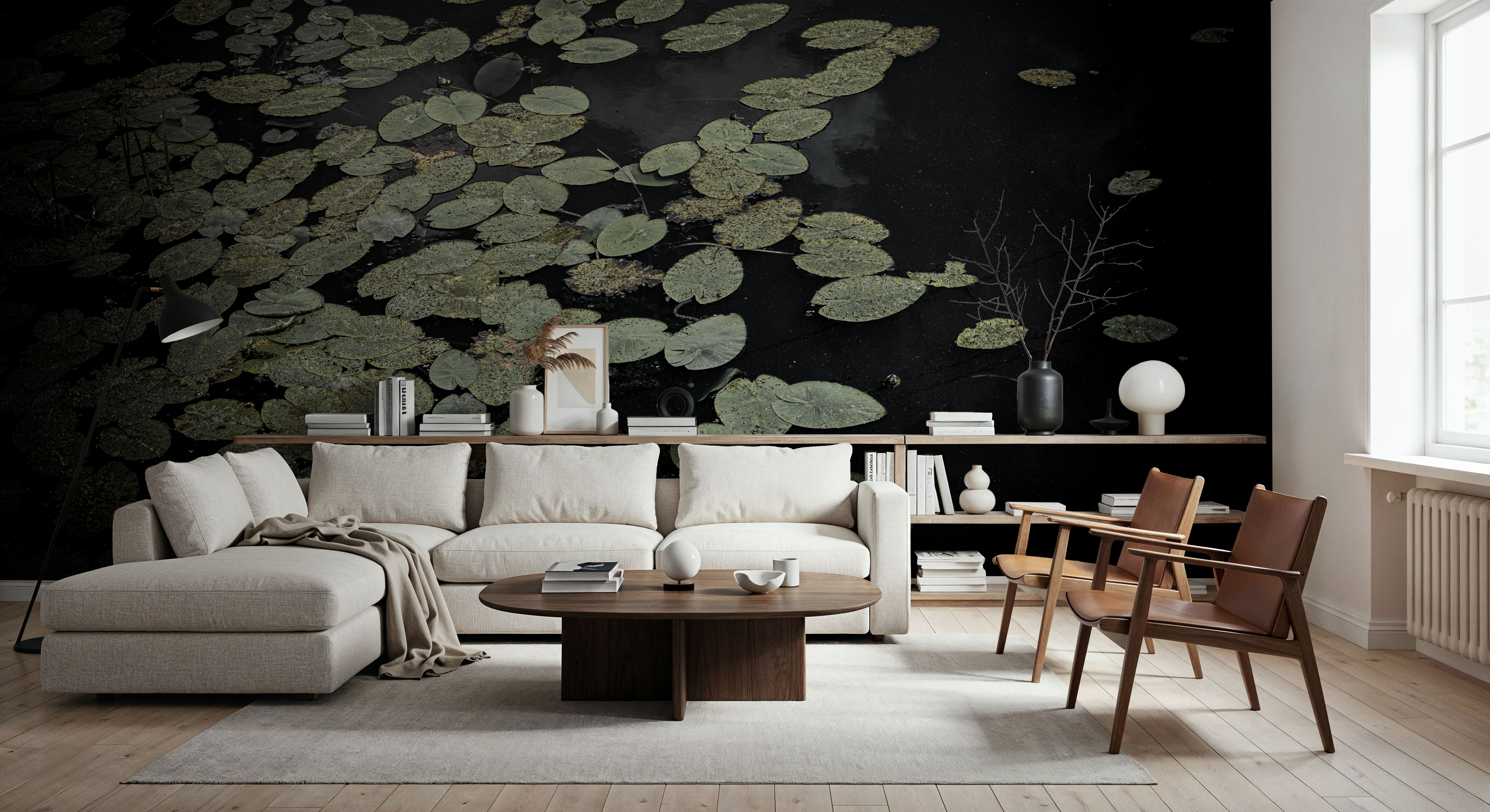 The Leaf And the Depth, Wallpaper