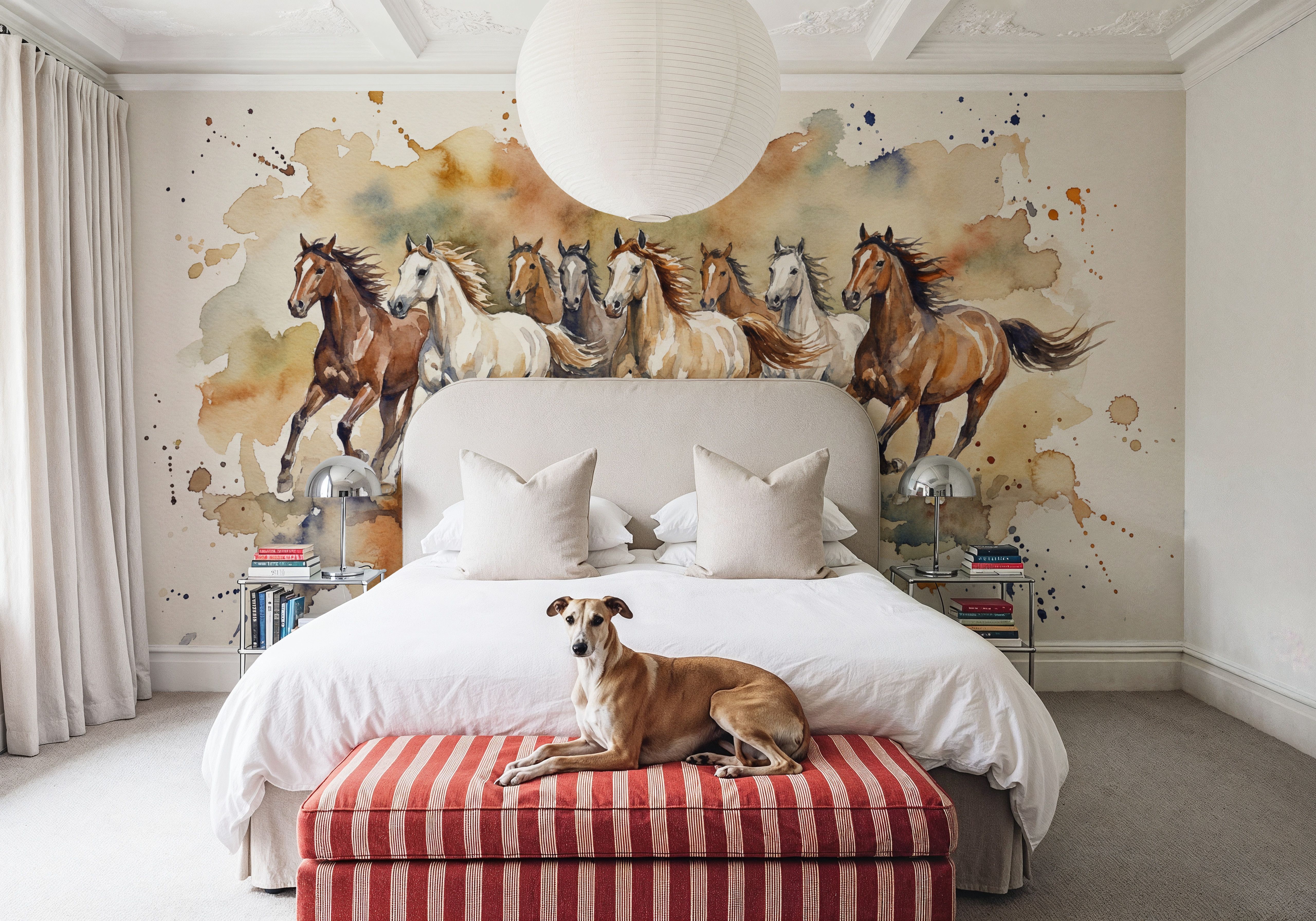 Wild Horses II - Watercolor Spirit Animals Series