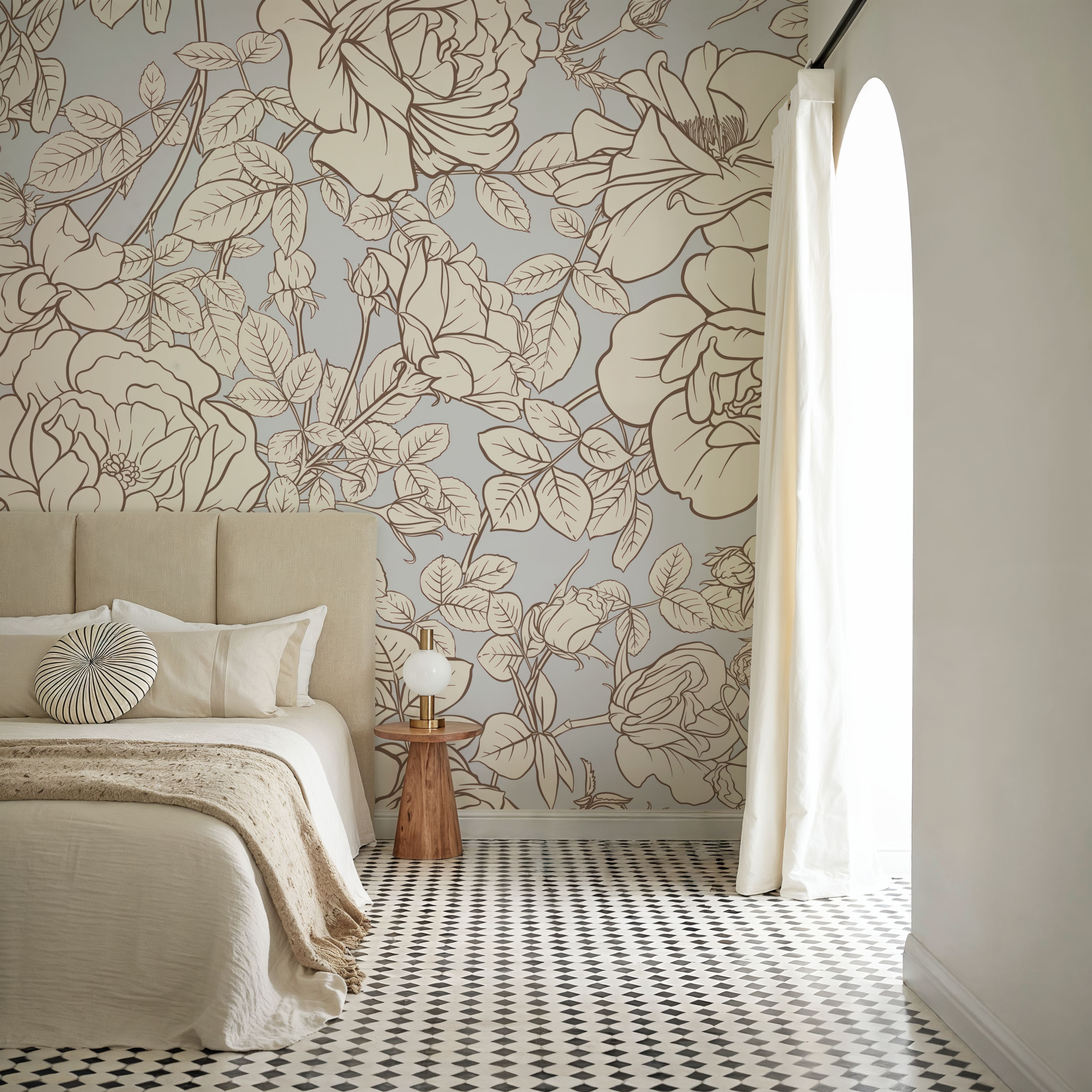 Vintage Rose Blueprint