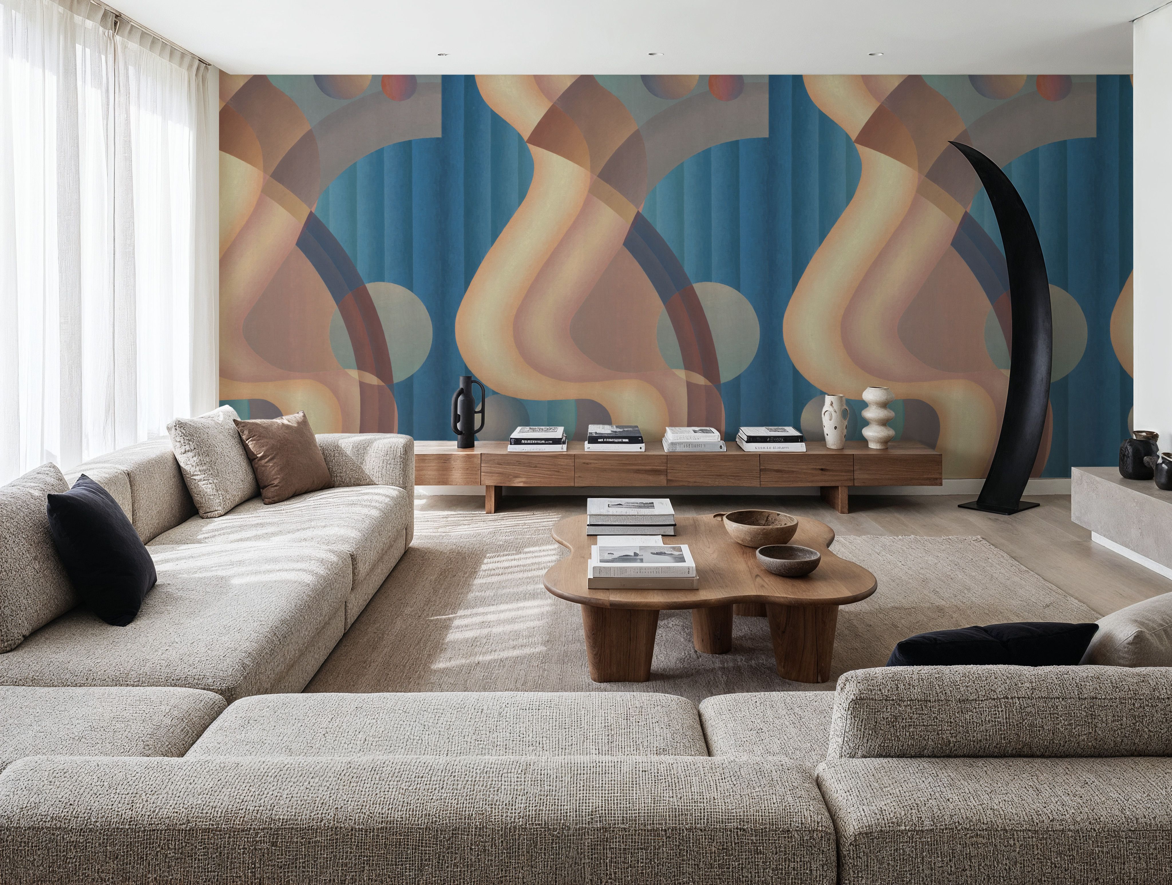 Adaption of Composition no. 61, Wallpaper