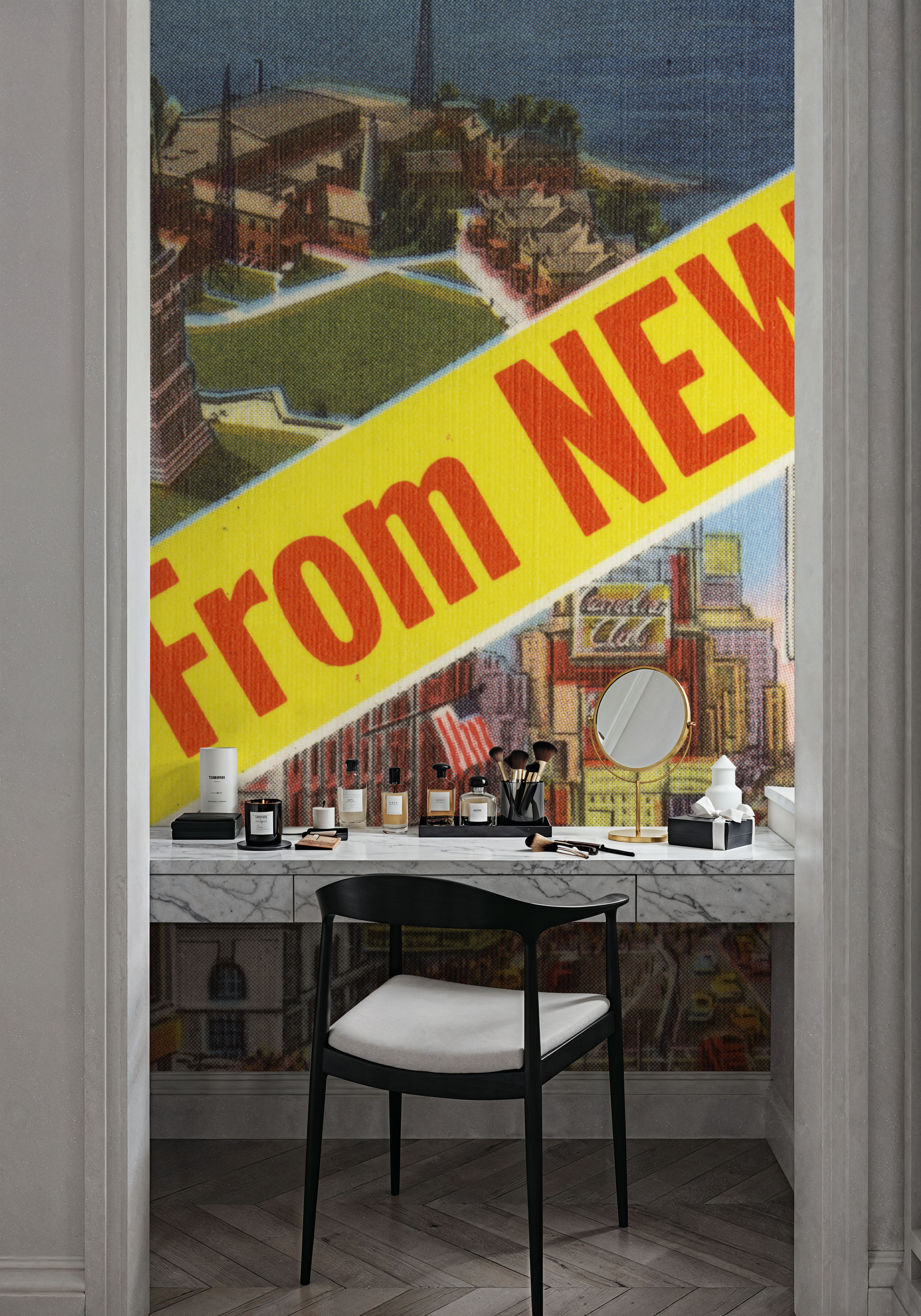 Howdy From New York  - Screenprint Postcard