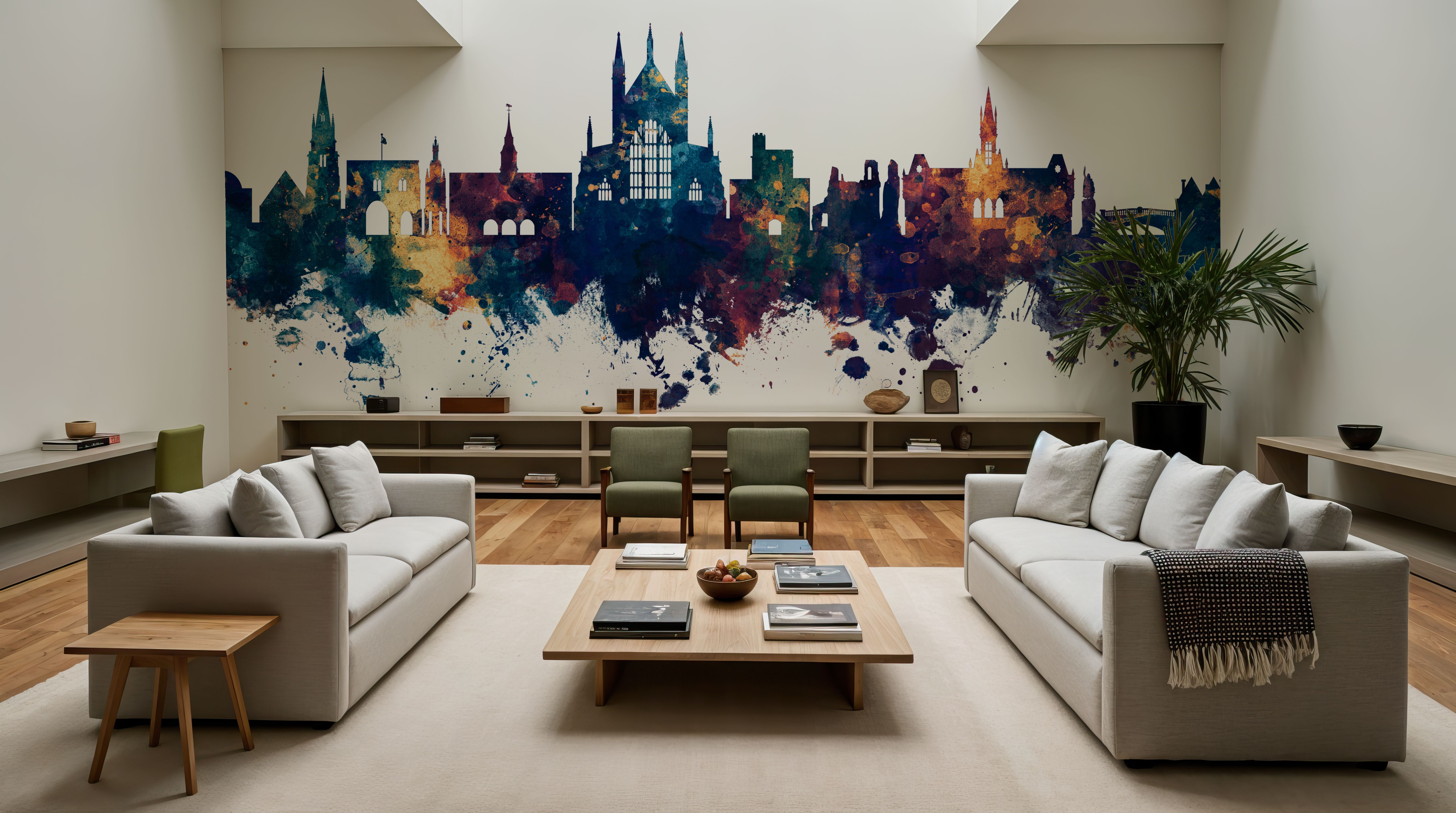 Winchester England Skyline Blue & Bronze