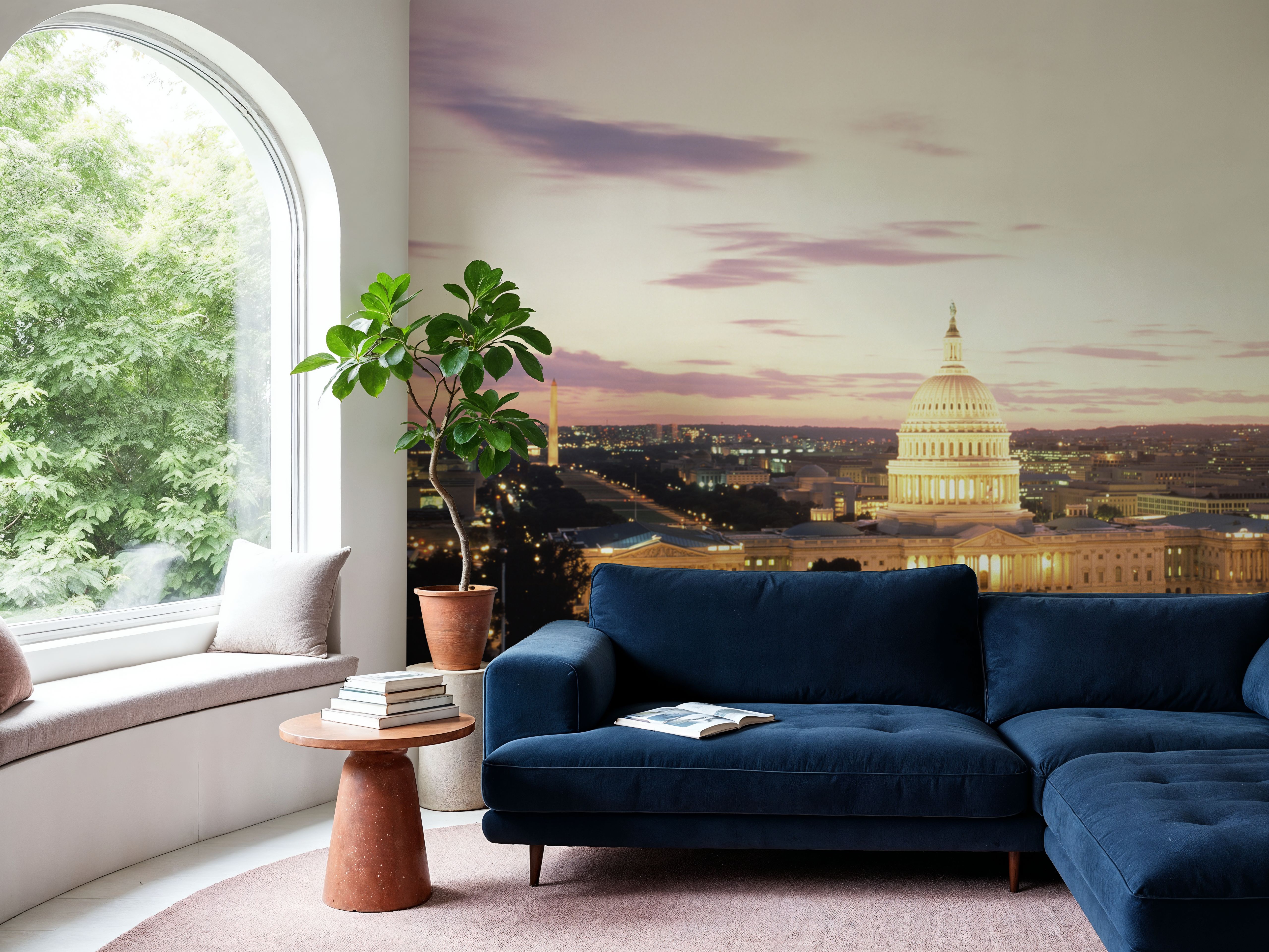 Illuminated Dome Sunset