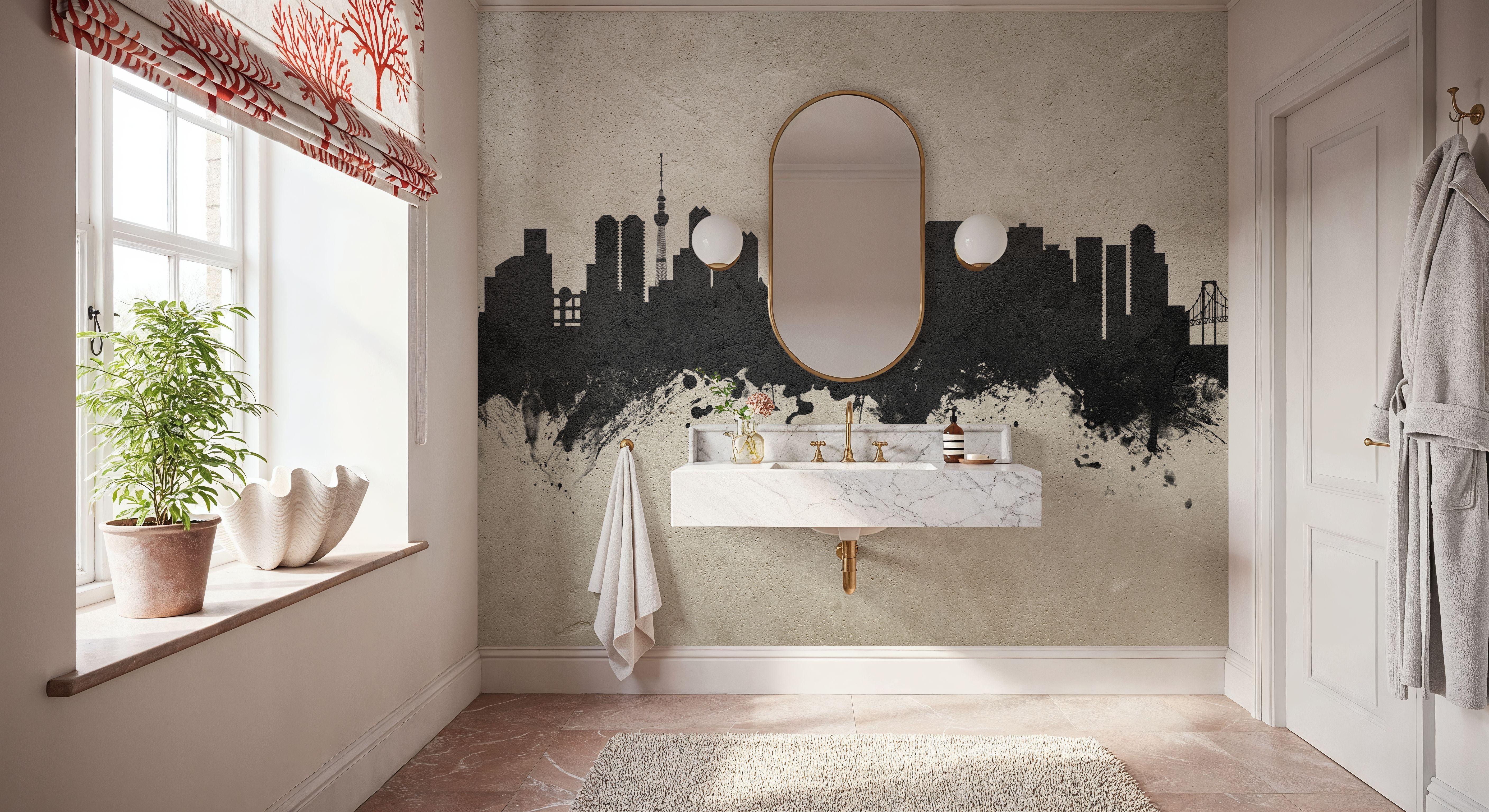 Tokyo Japan Skyline Concrete