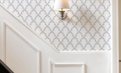Medallion Trellis, Blueberry