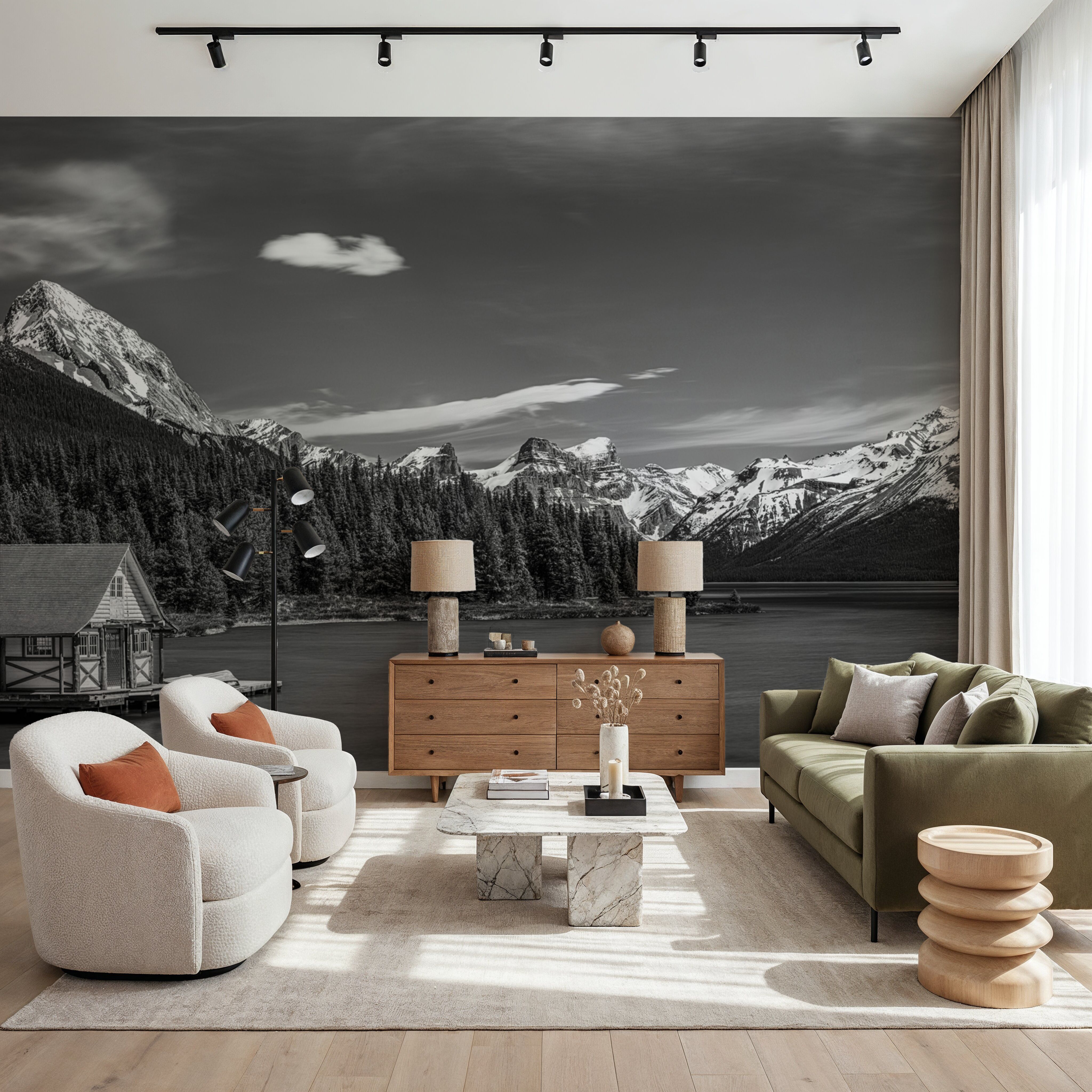 Canadian Boathouse BW