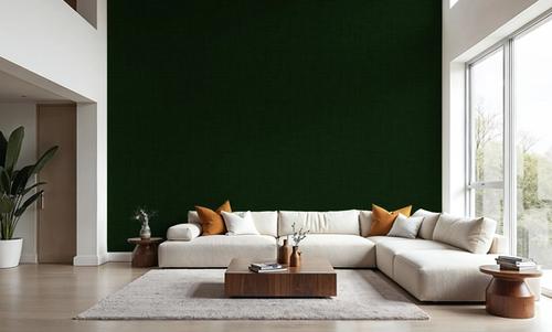Mottled Linen Effect, Forest Green