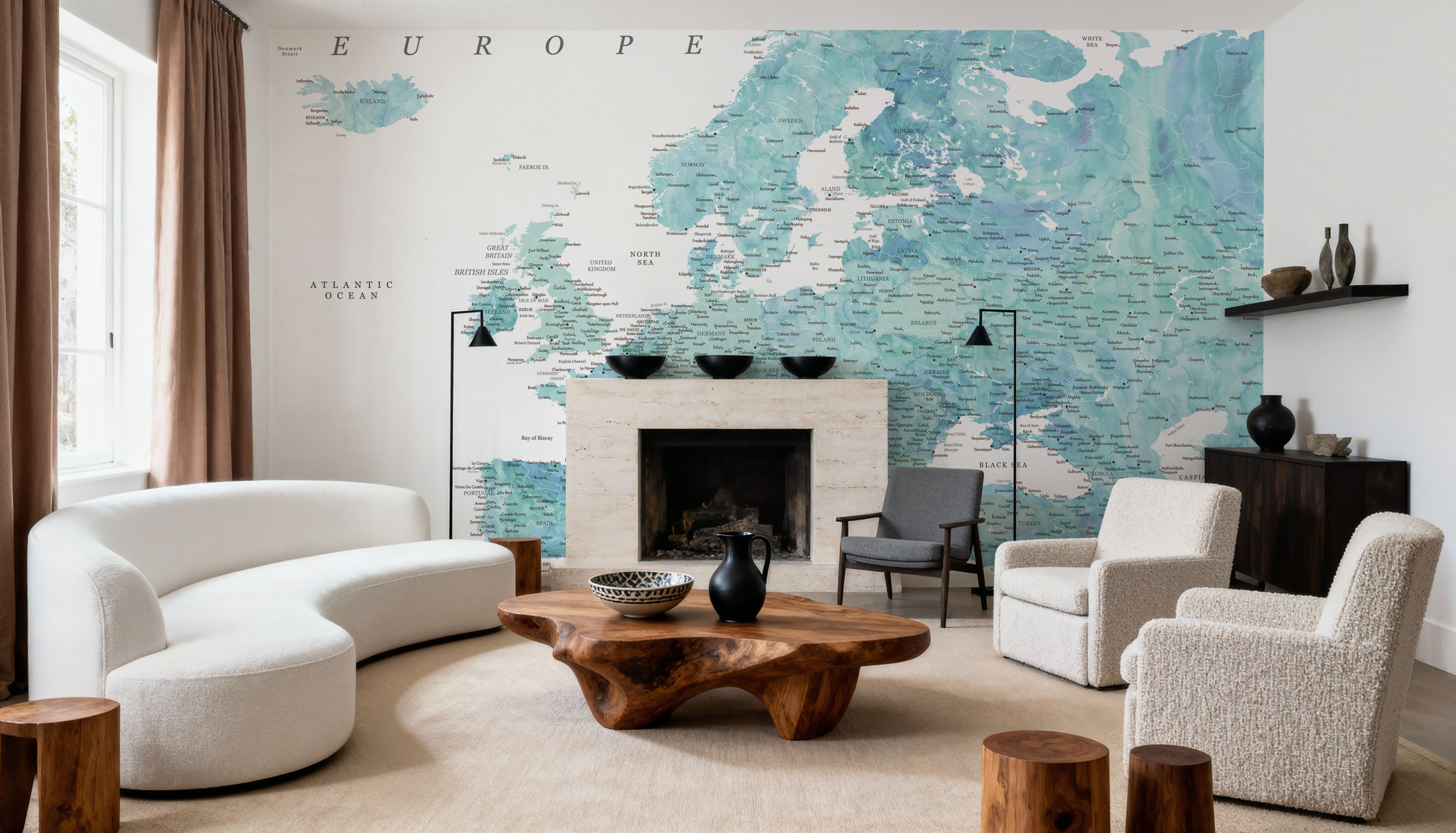 Europe Map Detailed - Maizah