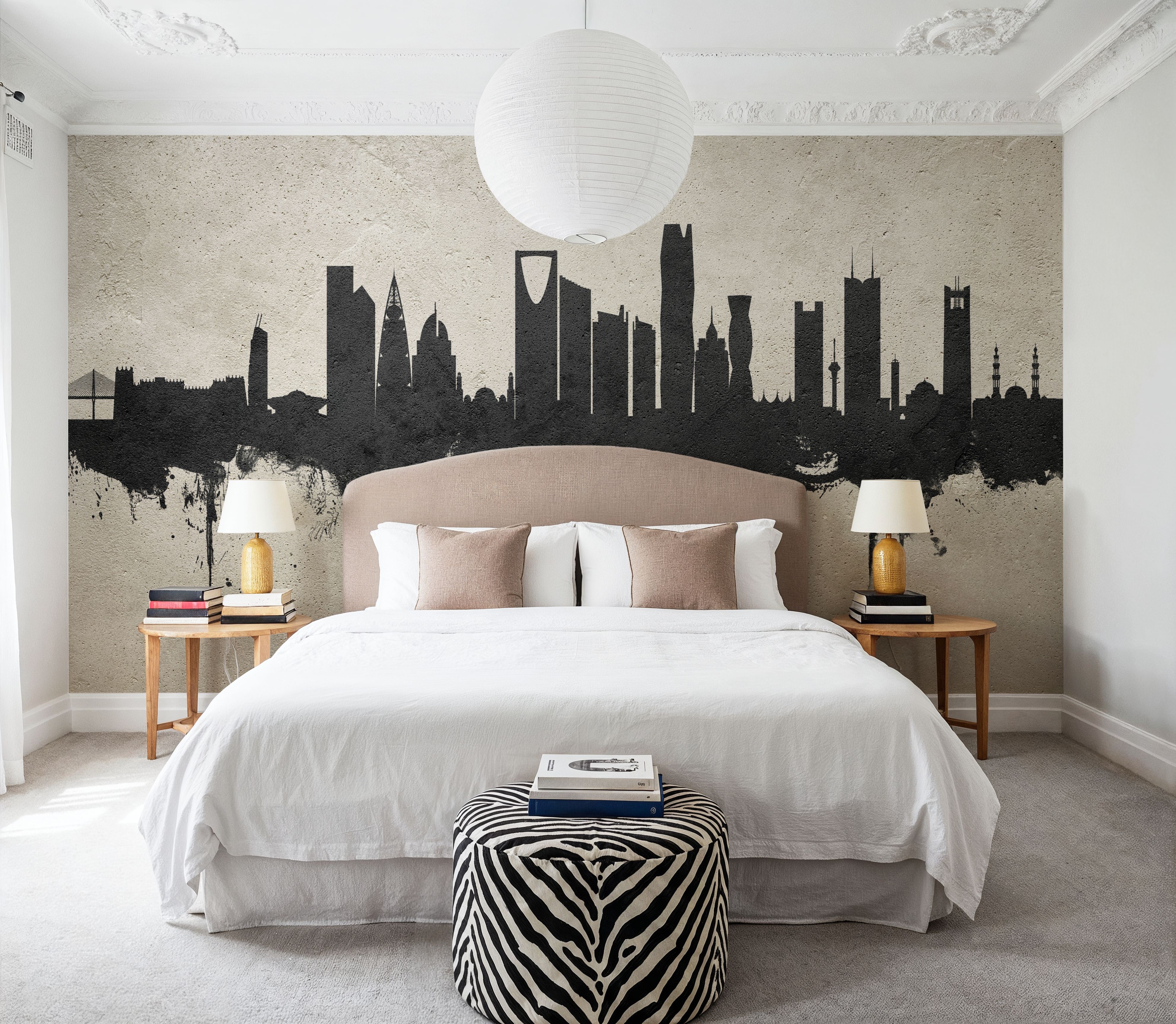 Riyadh Saudi Arabia Skyline Concrete