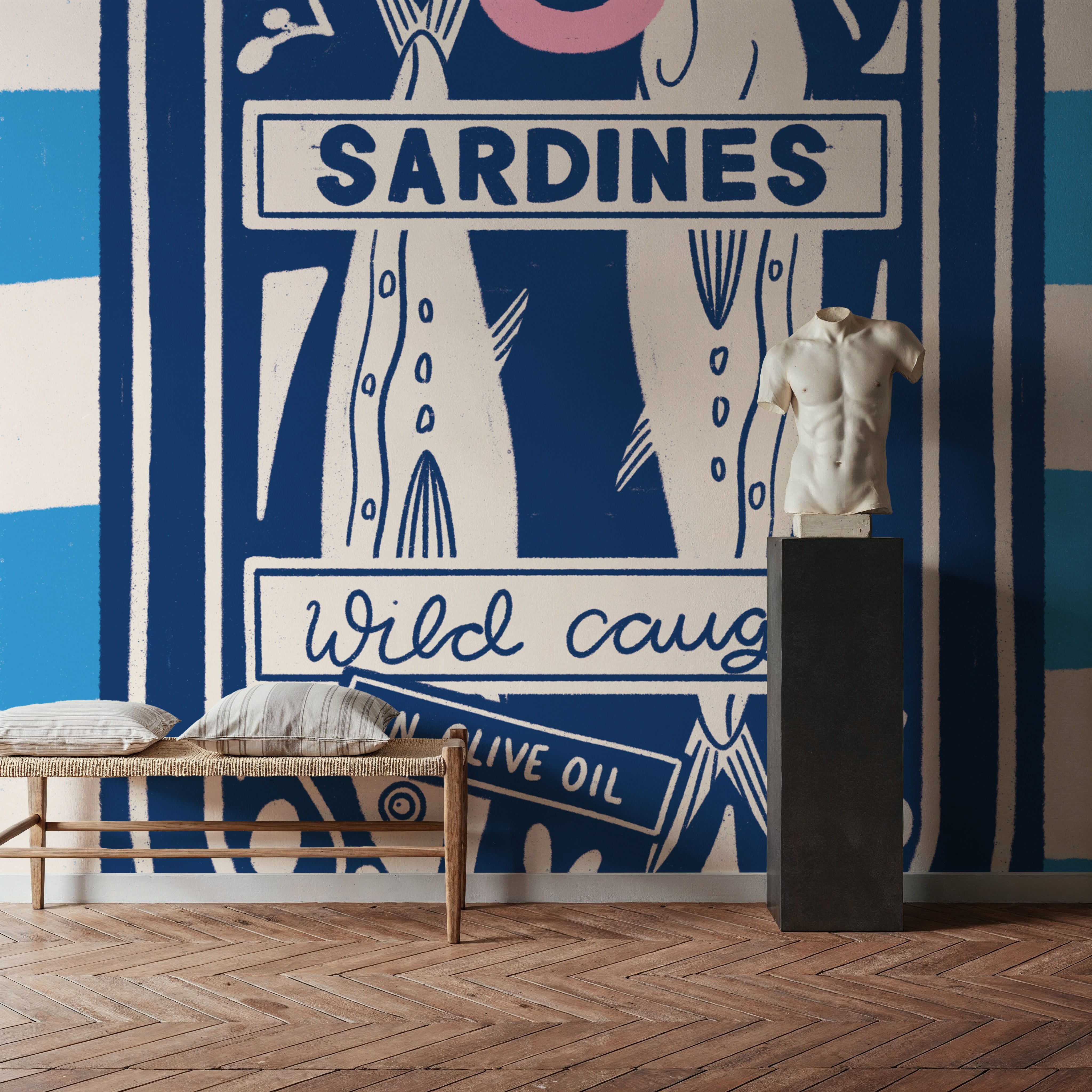 Fun Sardines I Blue