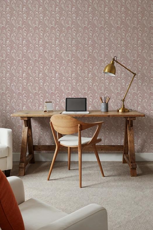 Marbelized Flow, Pink Tulip