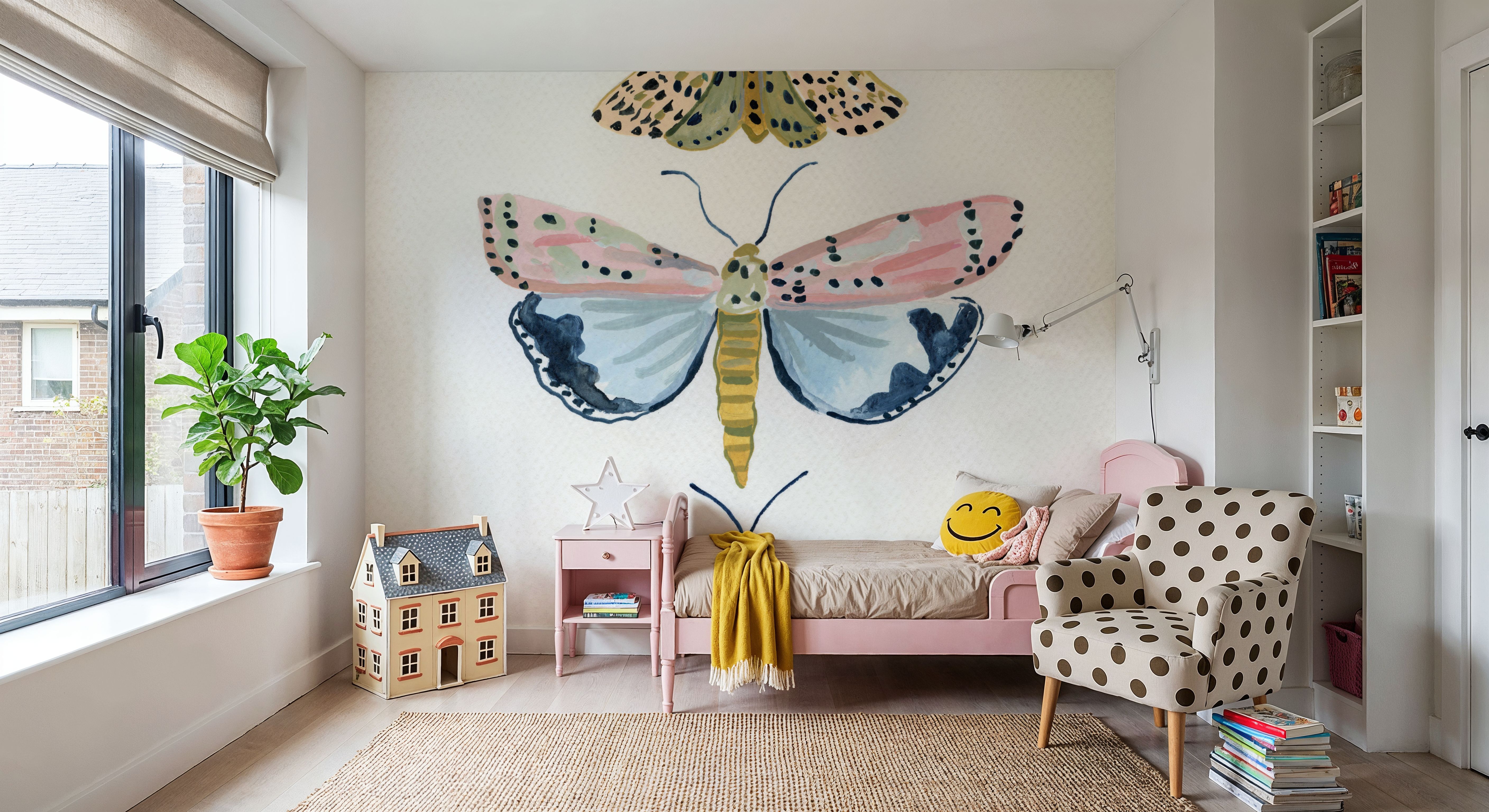 Pastel Moths I