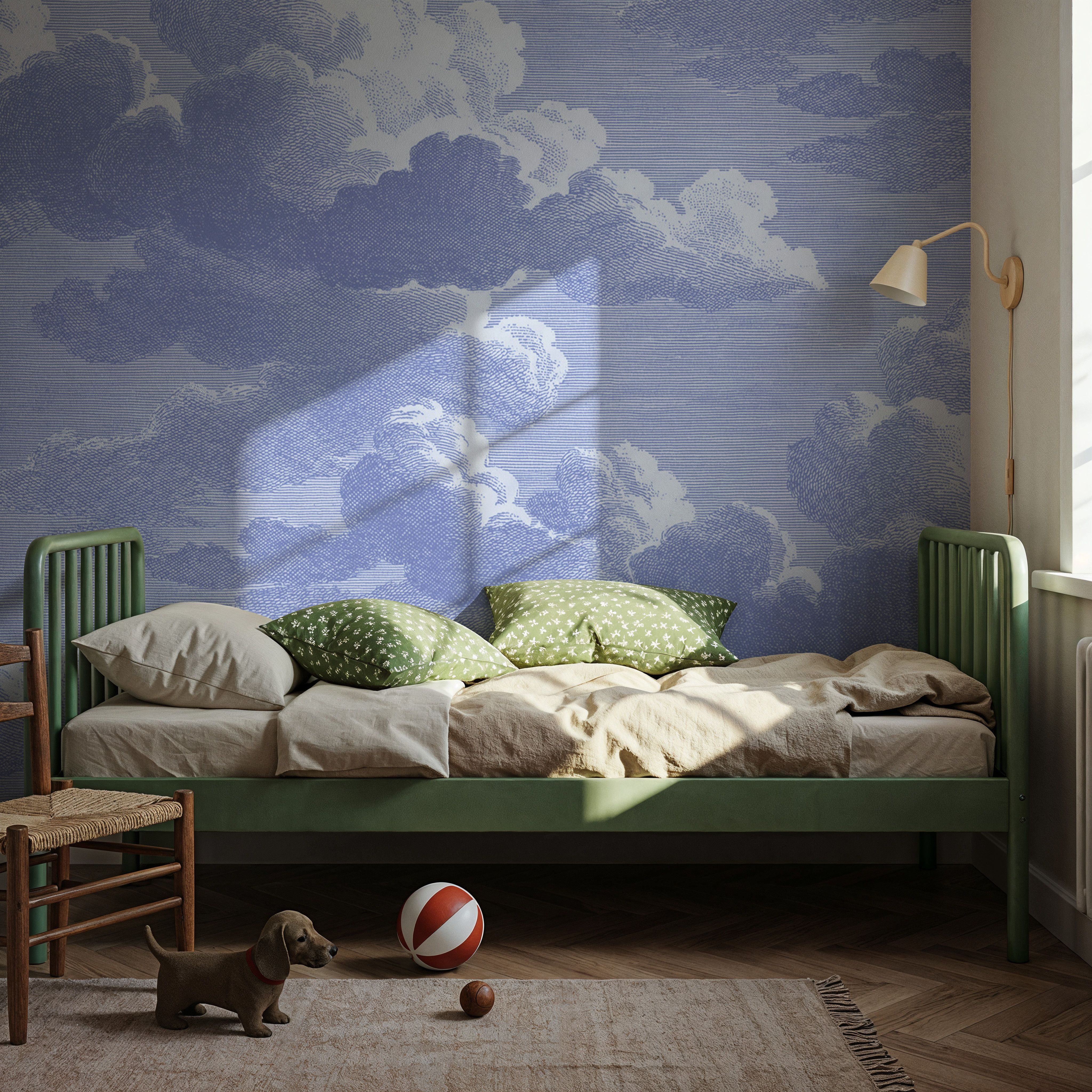 Intaglio Clouds, Periwinkle