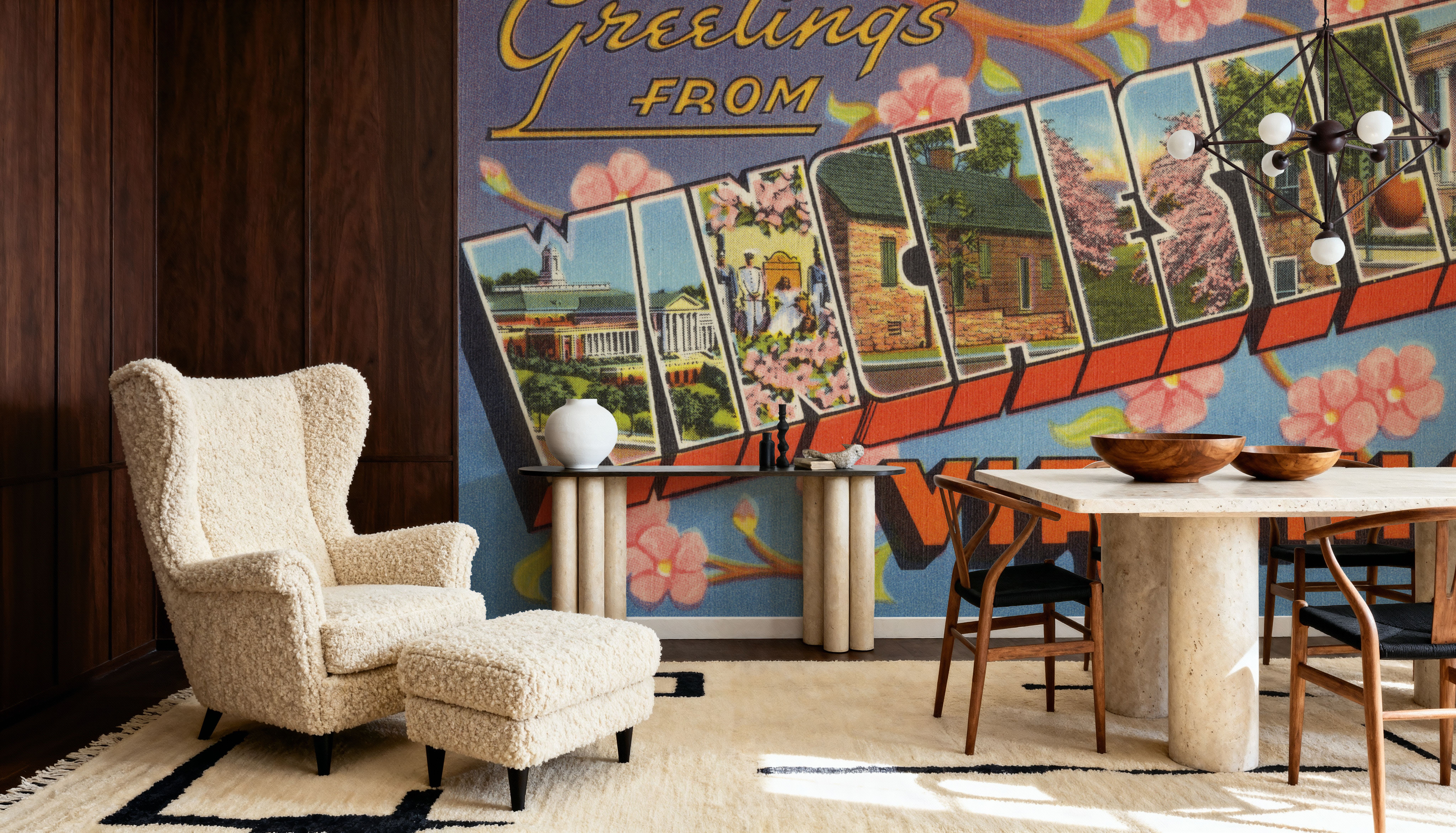 Greetings from Winchester - Screenprint Postcard