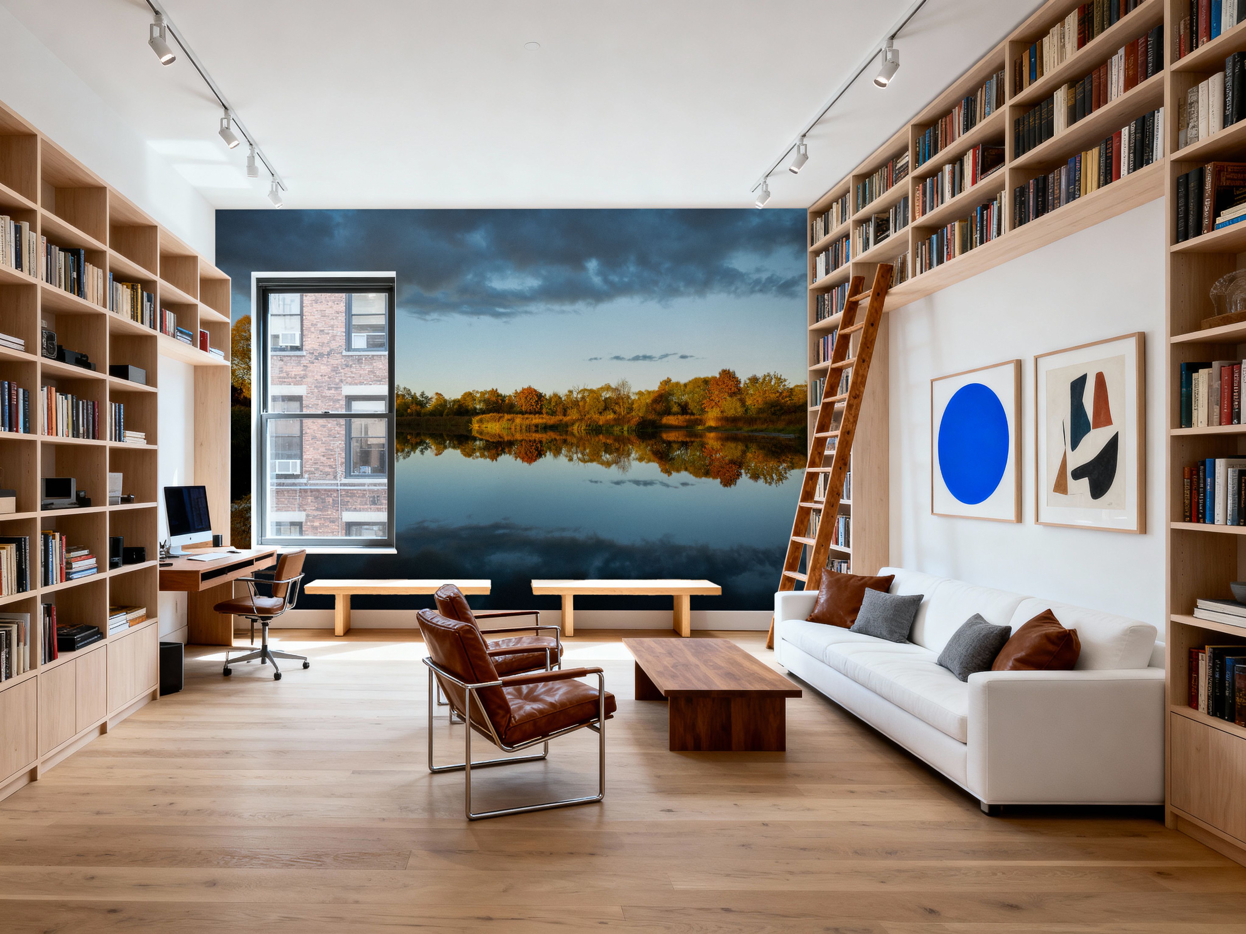 Mirrored Landscape, Tapet