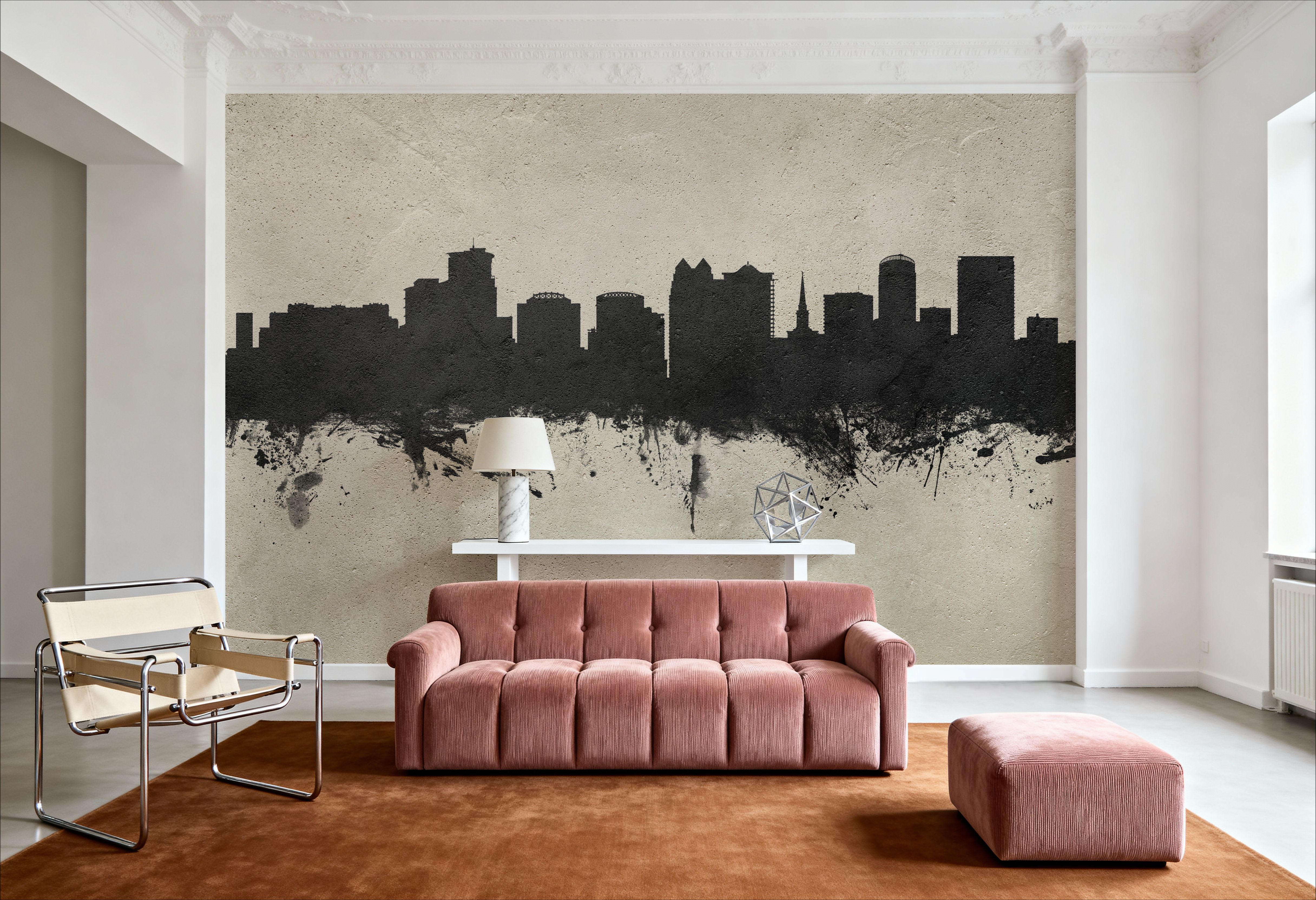 Orlando Florida Skyline Concrete, Carte da parati