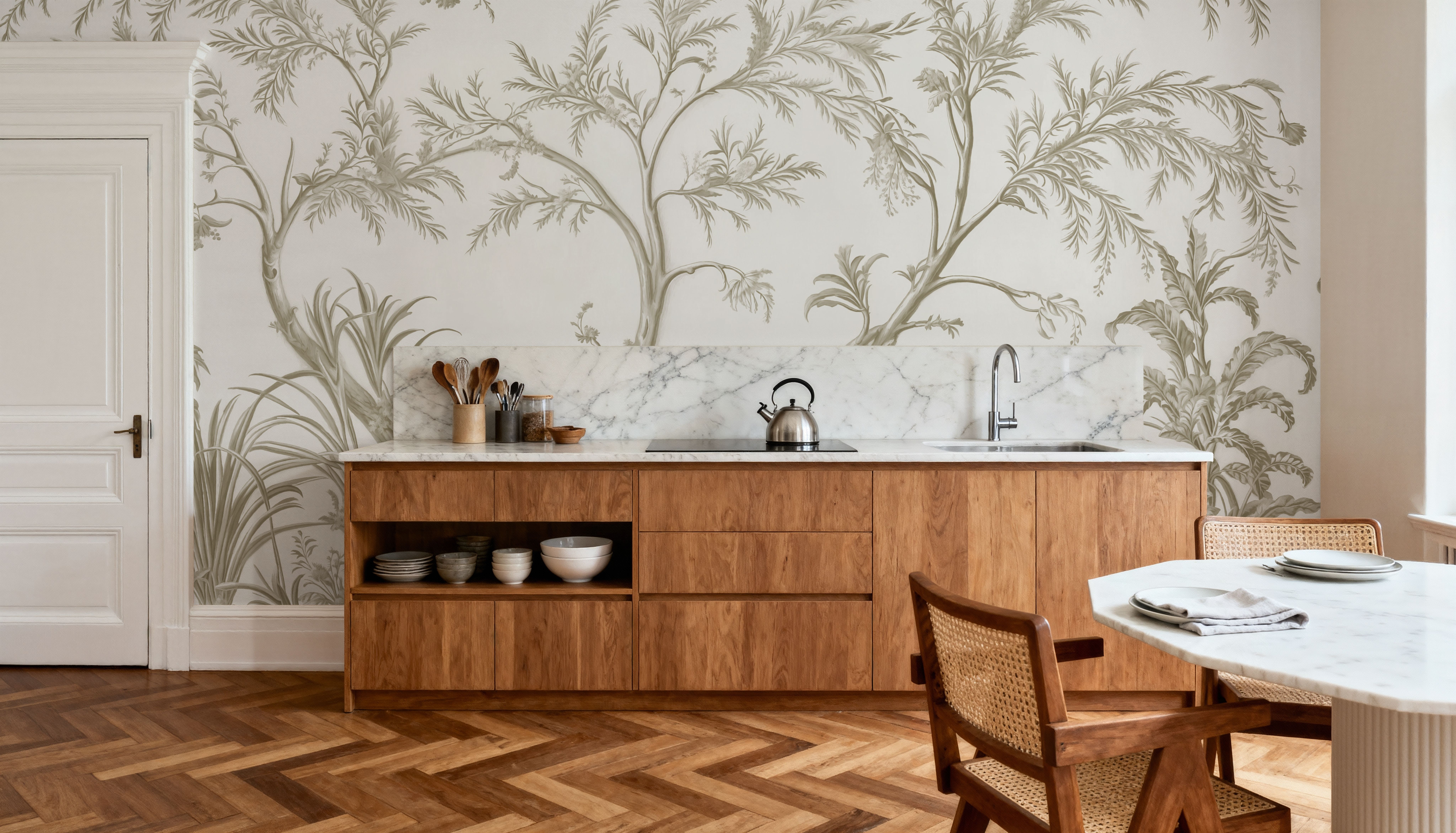 Intricate Garden, Beige