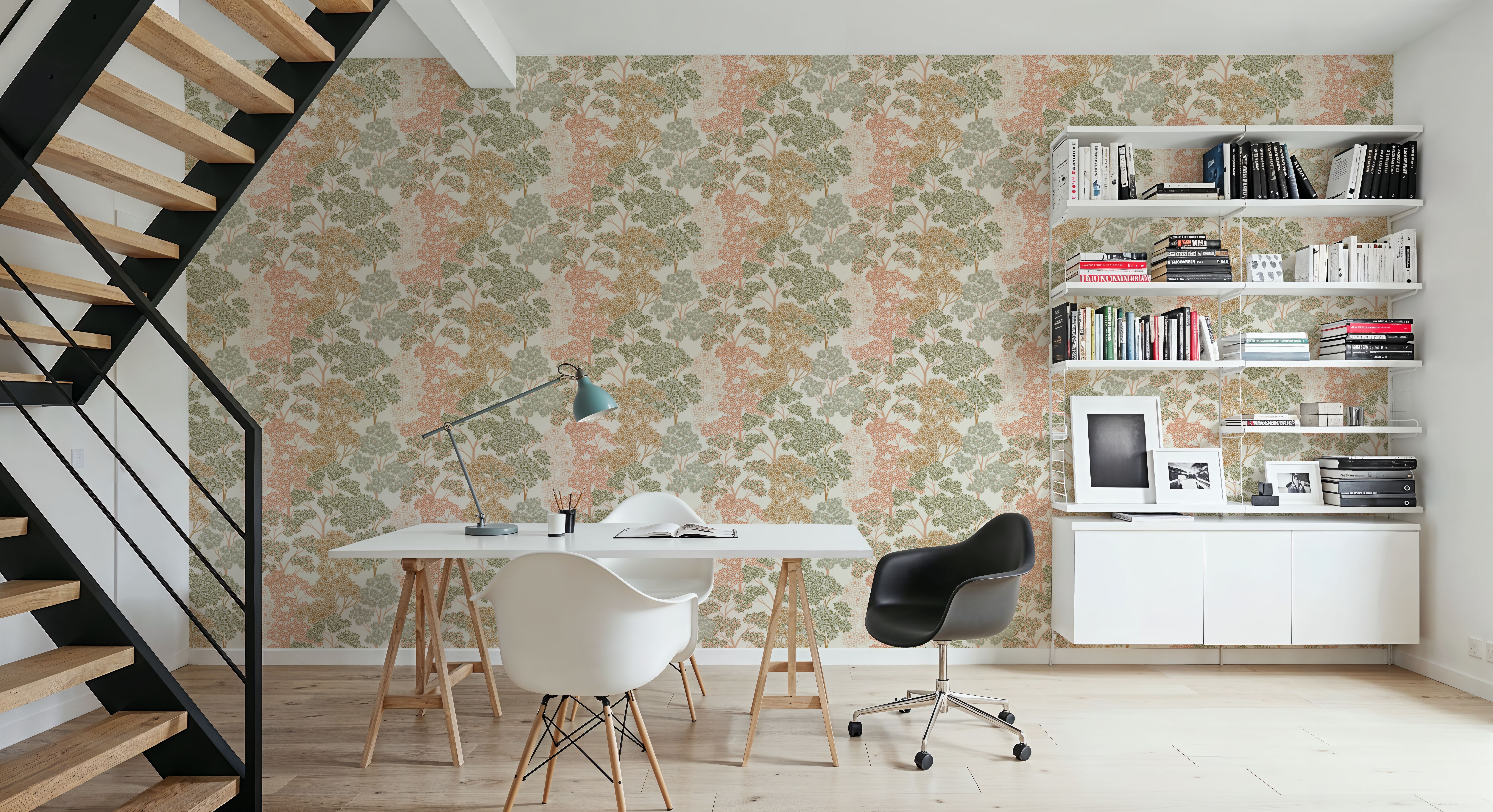 Overleaf Woodland Pattern, Green