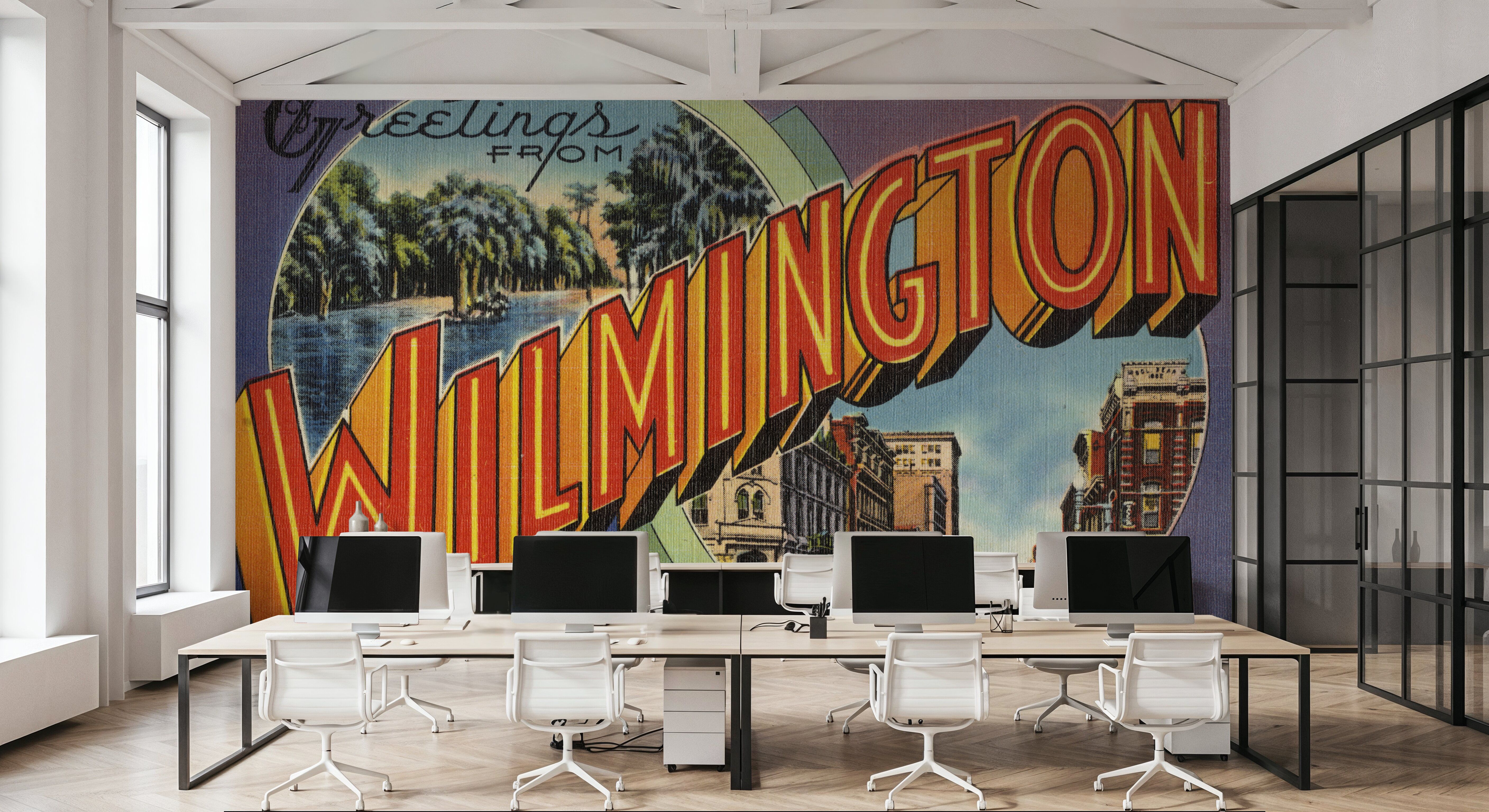 Greetings from Wilmington - Screenprint Postcard