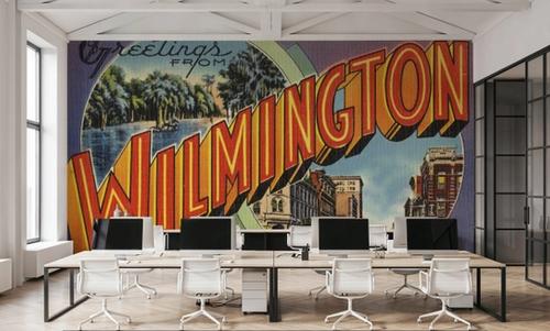 Greetings from Wilmington - Screenprint Postcard