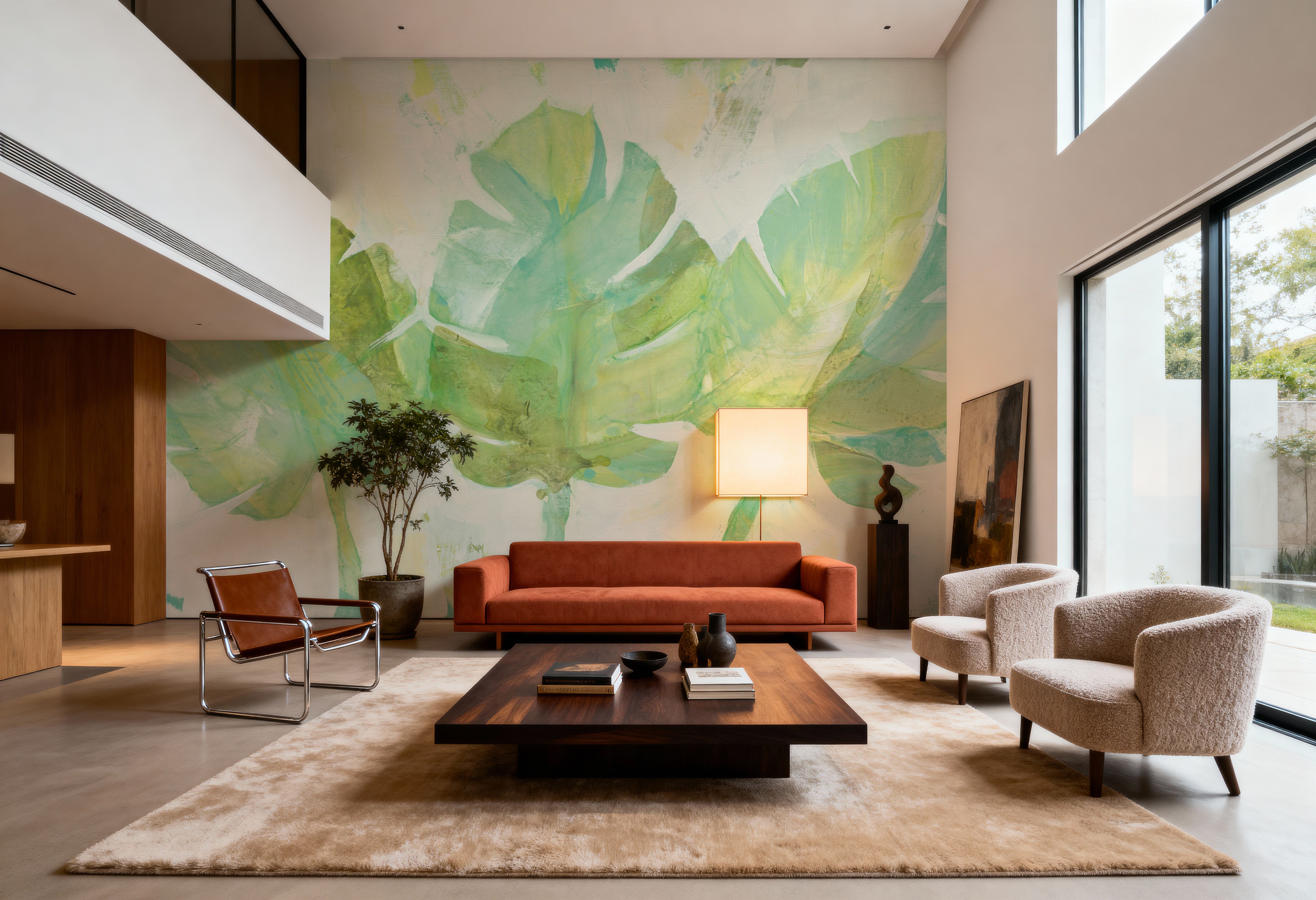 Tropical Trio, Behang