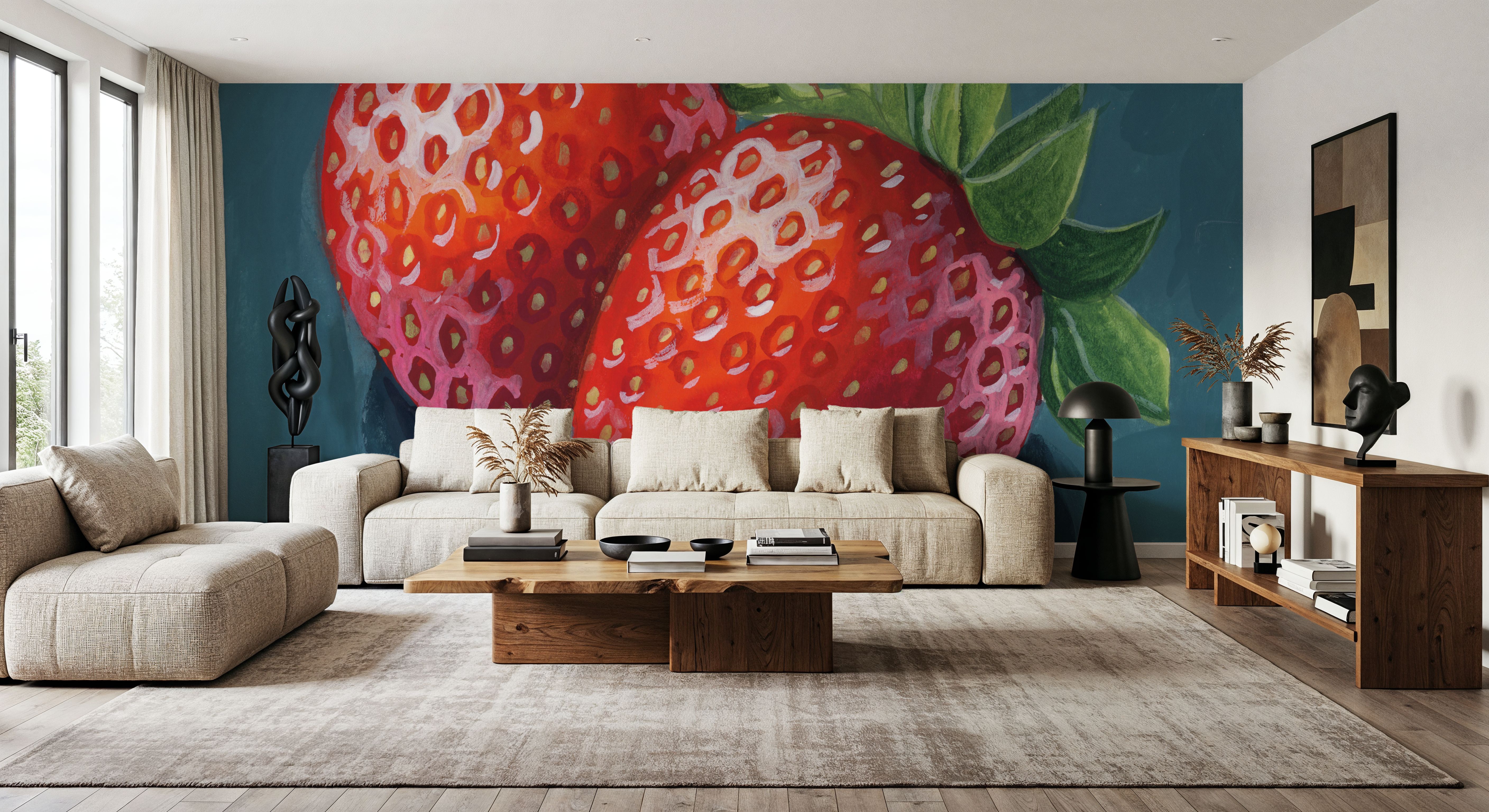 Strawberry Couple Portrait