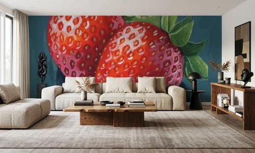 Strawberry Couple Portrait