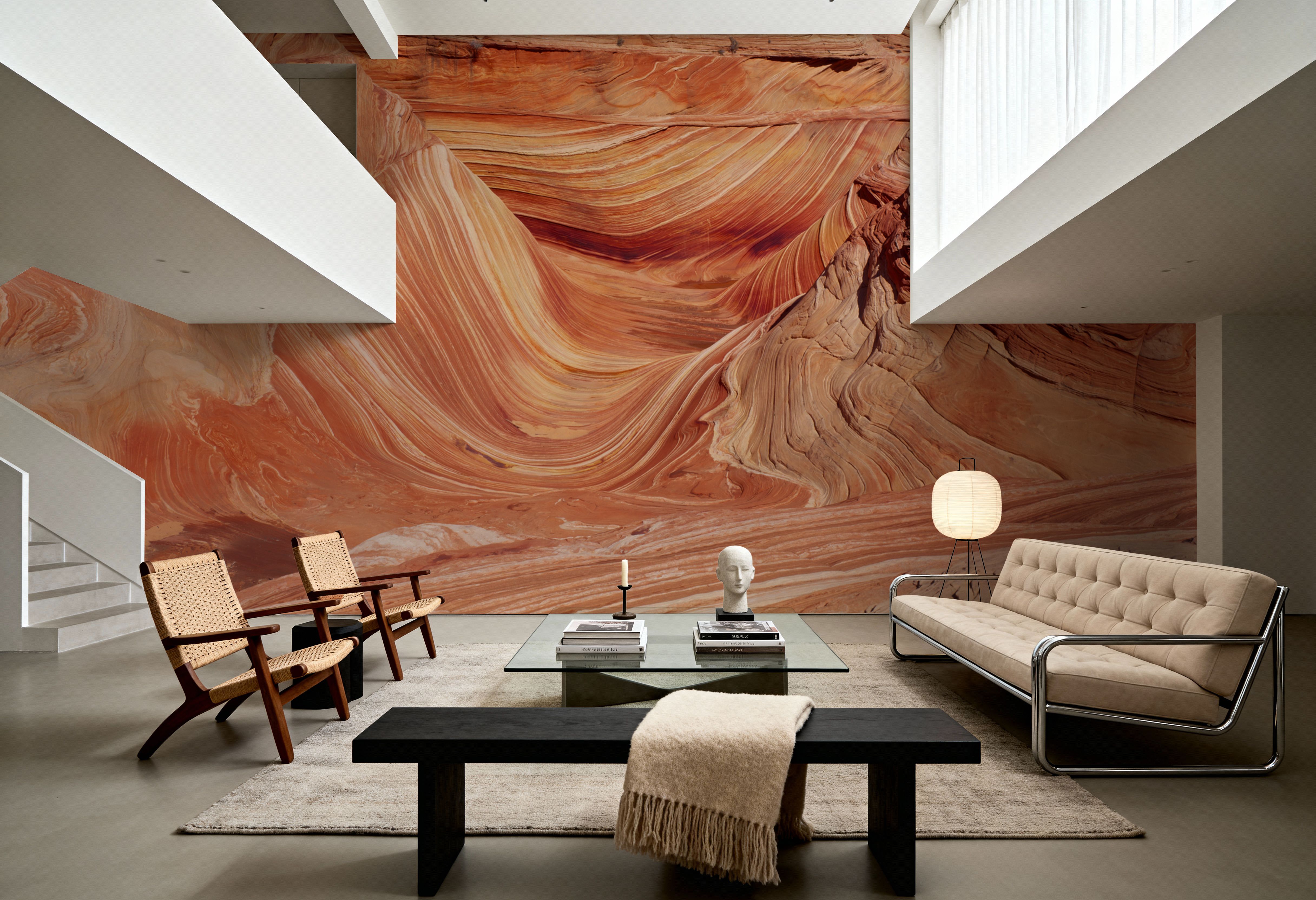 The Wave Study, Papier peint